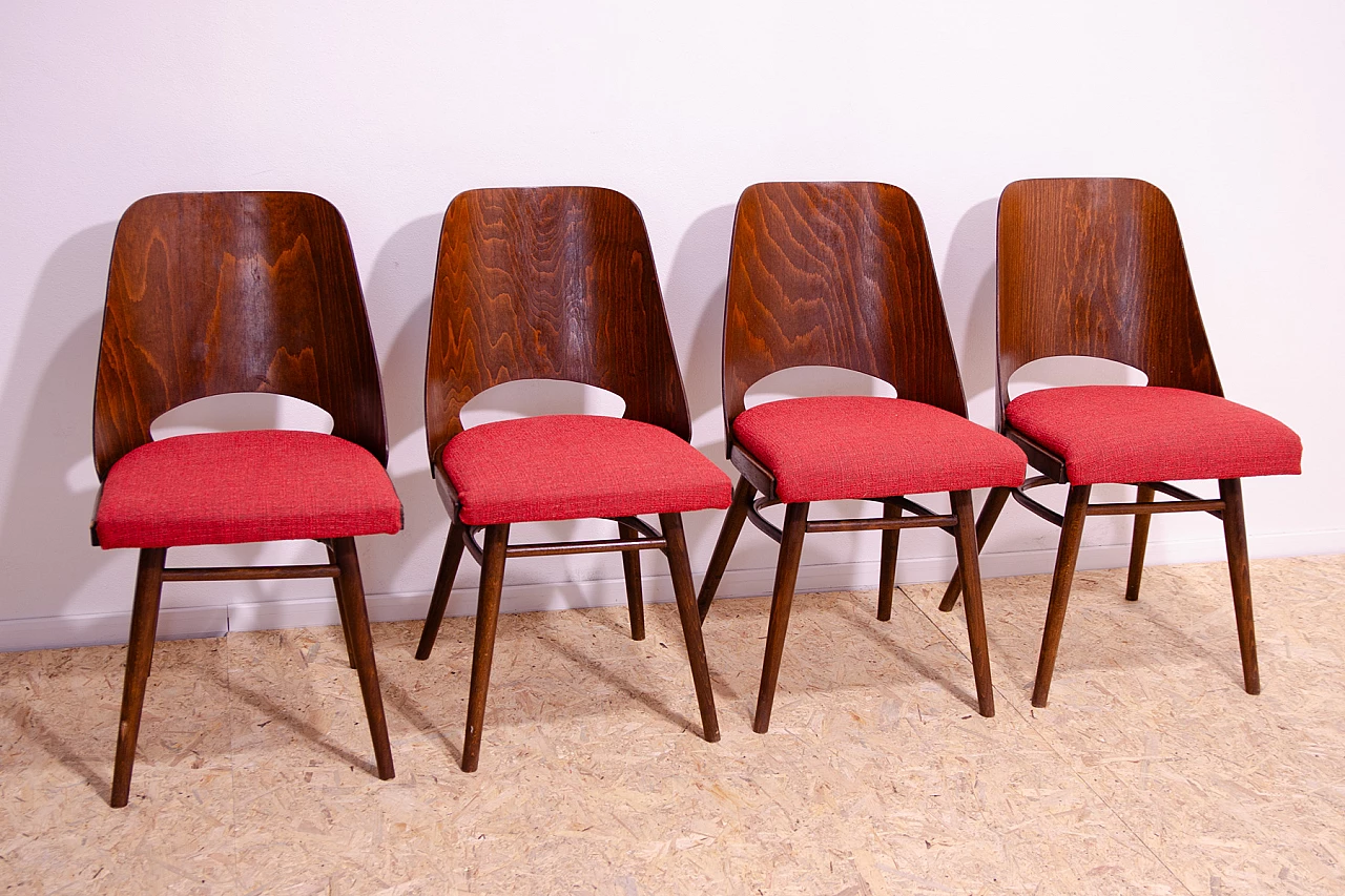 4 Chairs by Radomír Hofman for TON, 1960s 2