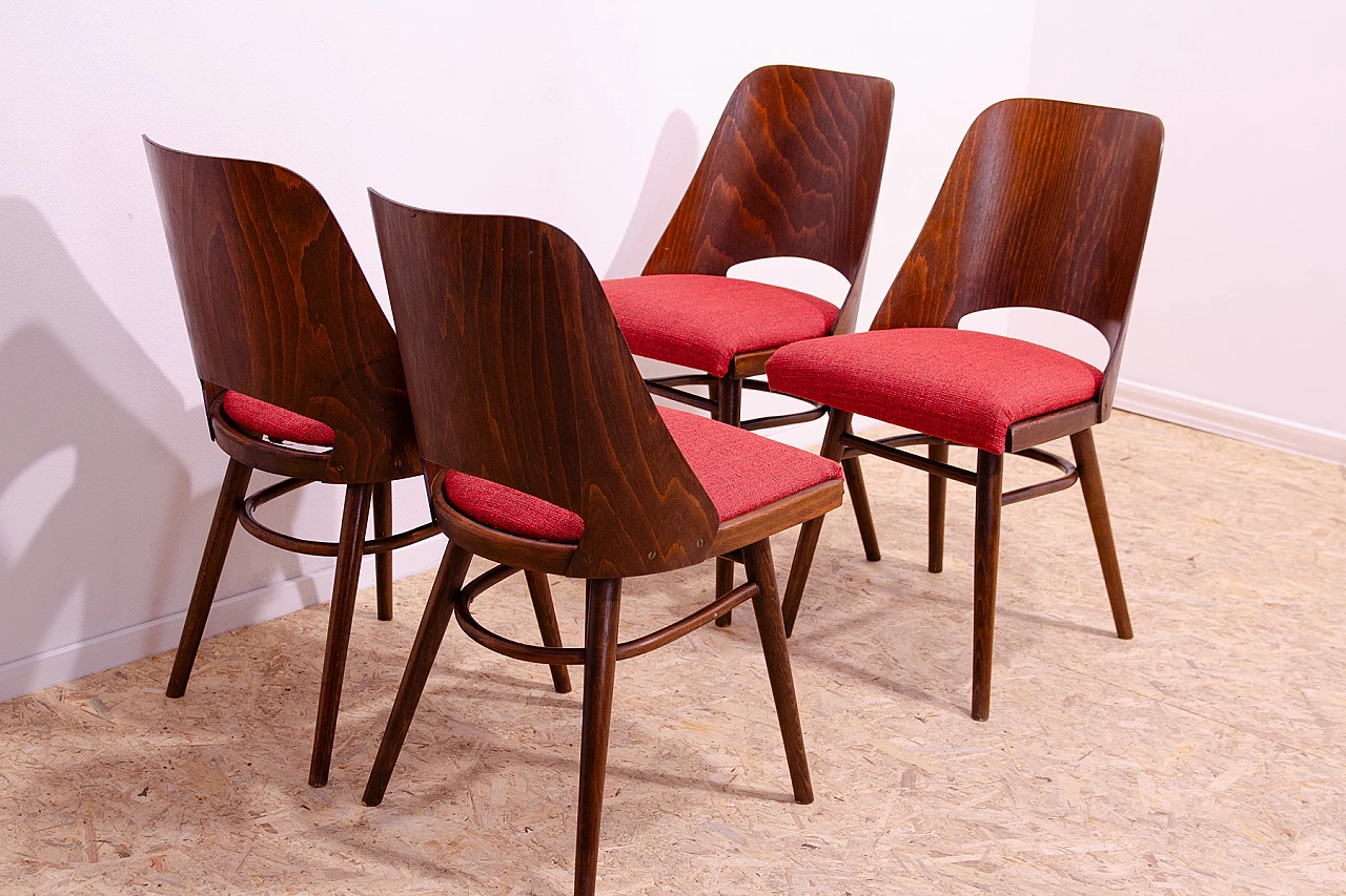 4 Chairs by Radomír Hofman for TON, 1960s 12