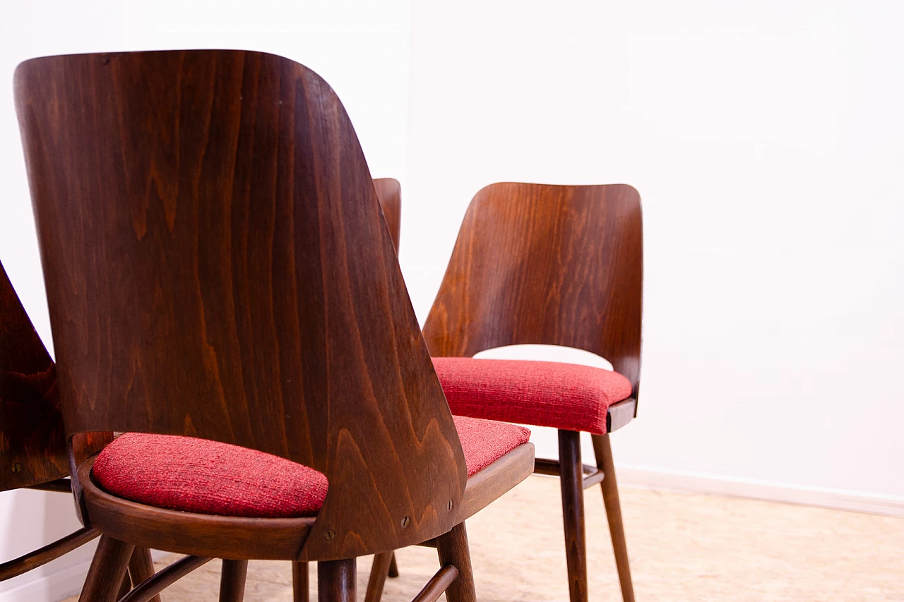 4 Chairs by Radomír Hofman for TON, 1960s 13