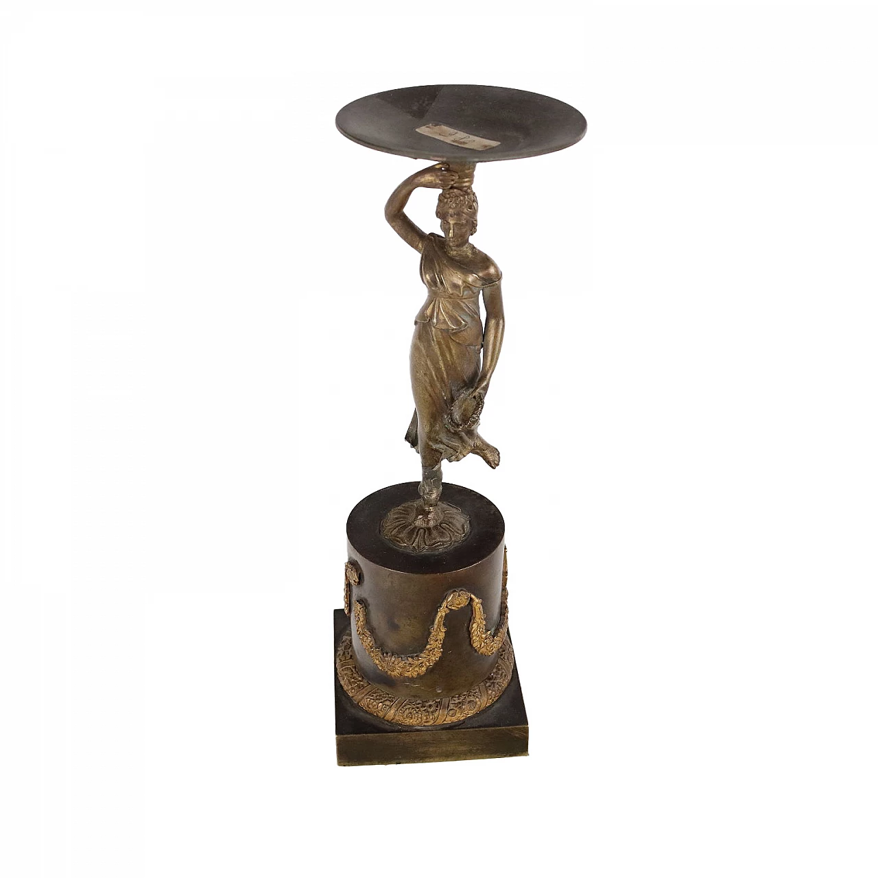 Bronze candle holder, 19th century 1