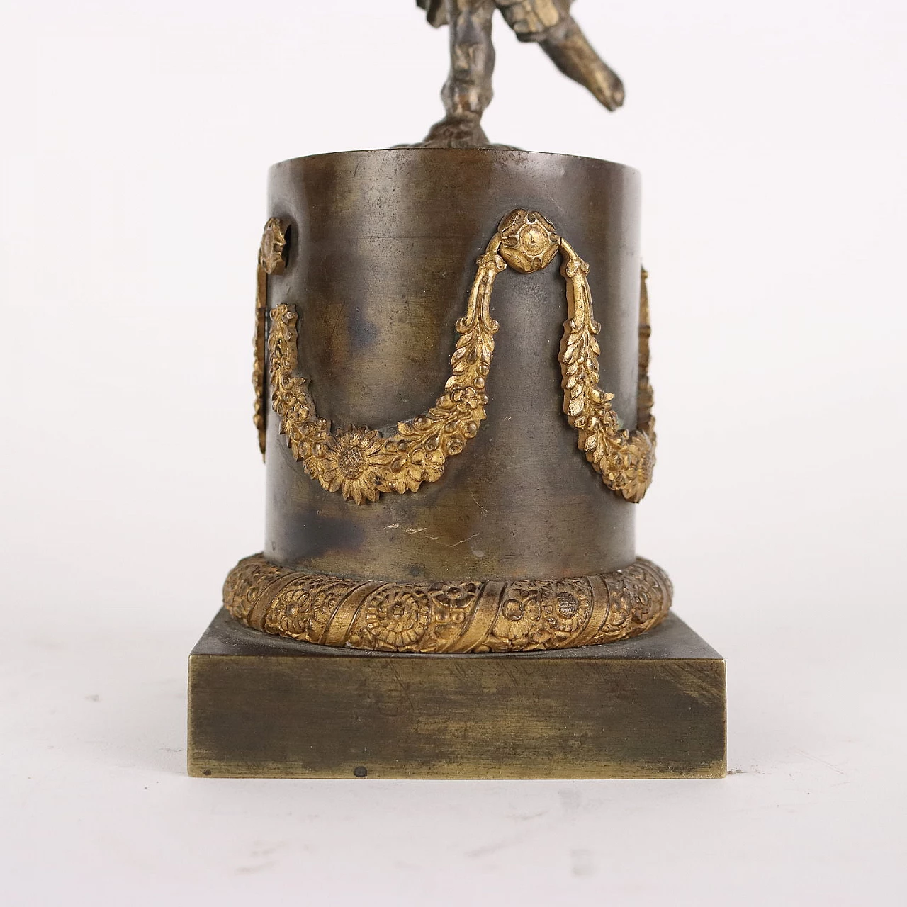 Bronze candle holder, 19th century 5