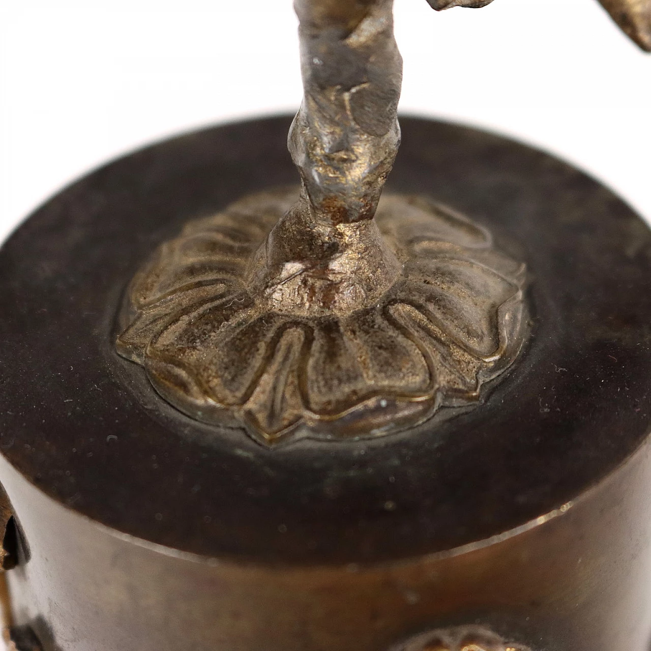 Portacandela in bronzo, '800 6