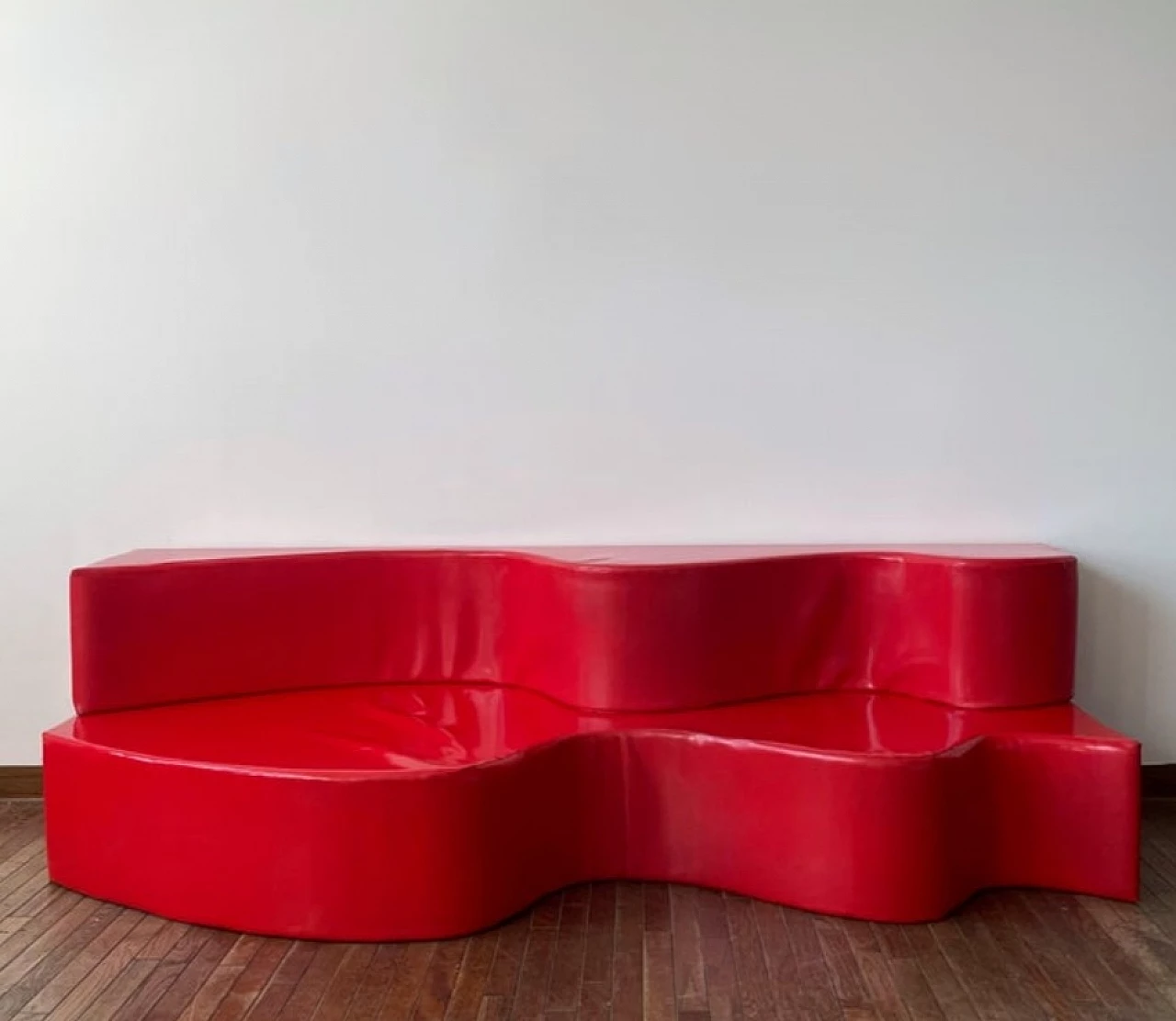 Divano rosso Superonda di Archizoom per Poltronova, 1967 2