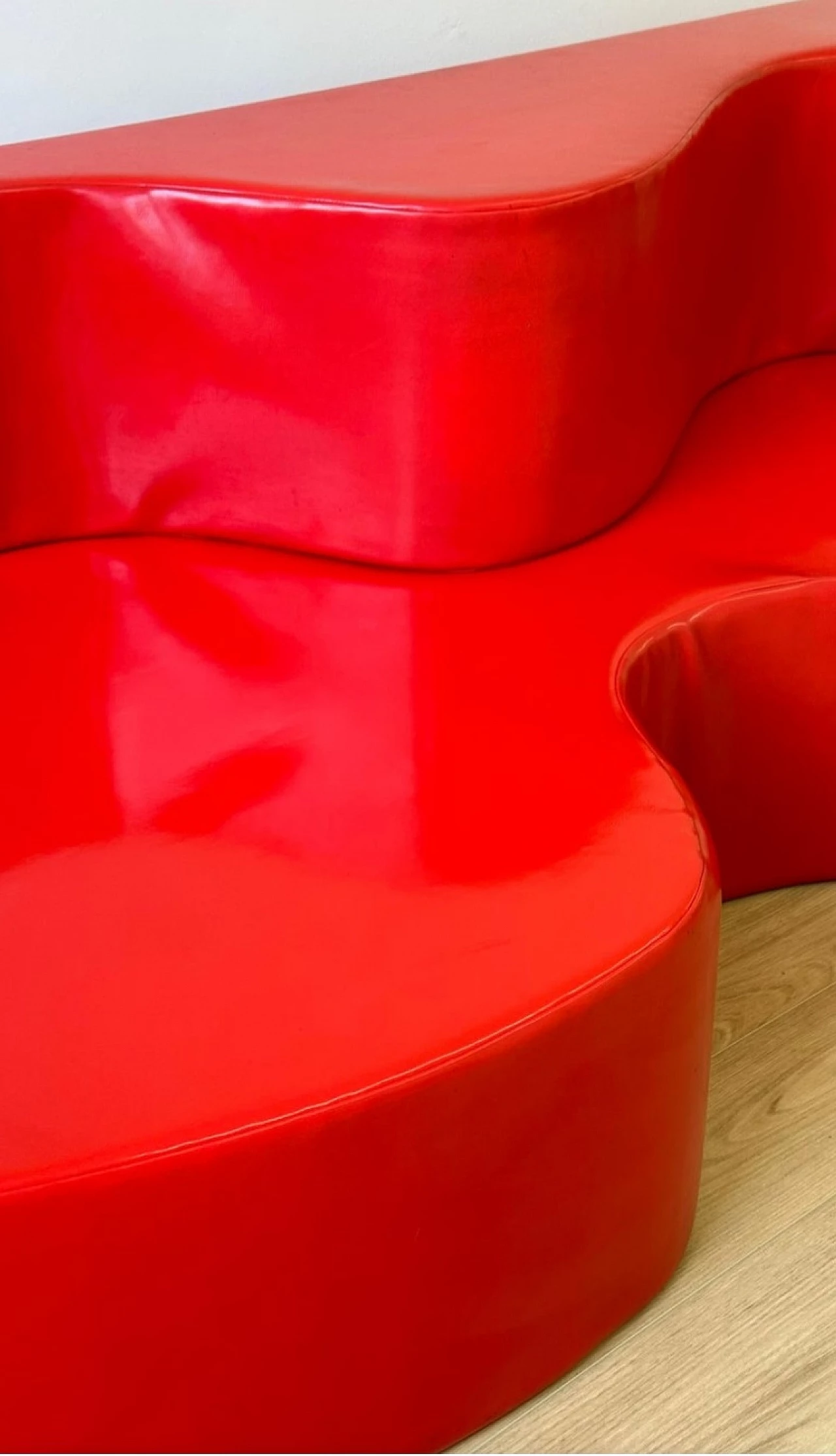 Superonda red sofa by Archizoom for Poltronova, 1967 9