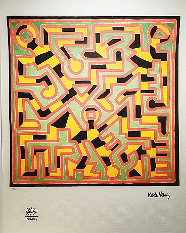 Keith Haring, litografia serie limitata, 2019