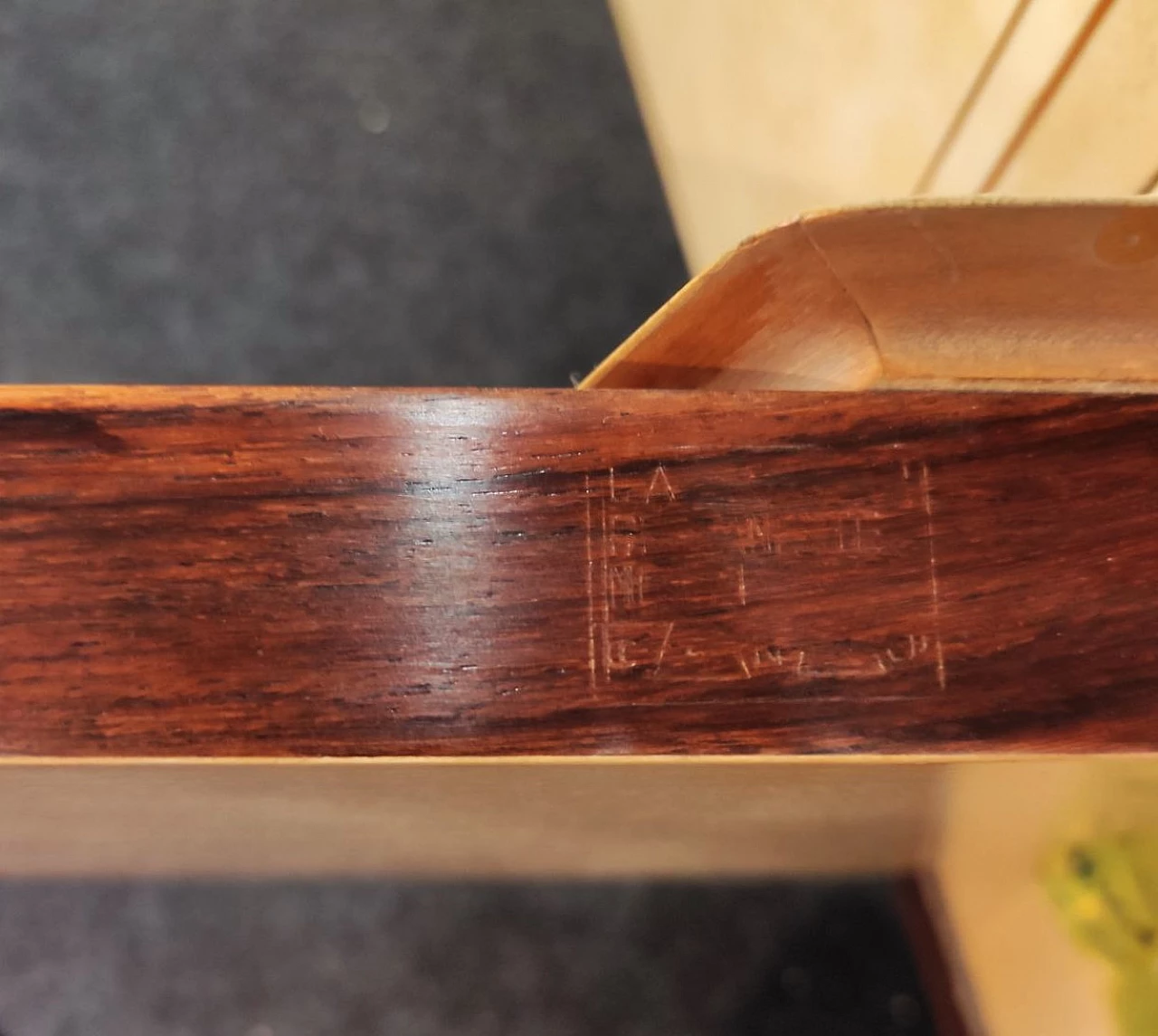 Display cabinet in wood and parchment by La Permanente Cantù, 1960s 6