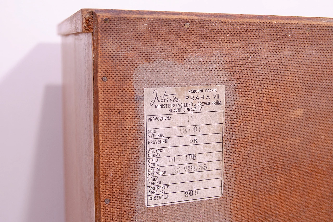 Schedario a serranda di Interiér Praha, 1955 17