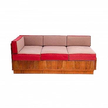 Czechoslovakian Art Deco storage sofa, 1930s