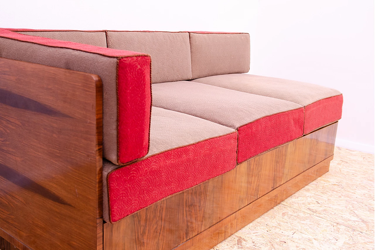 Czechoslovakian Art Deco storage sofa, 1930s 7