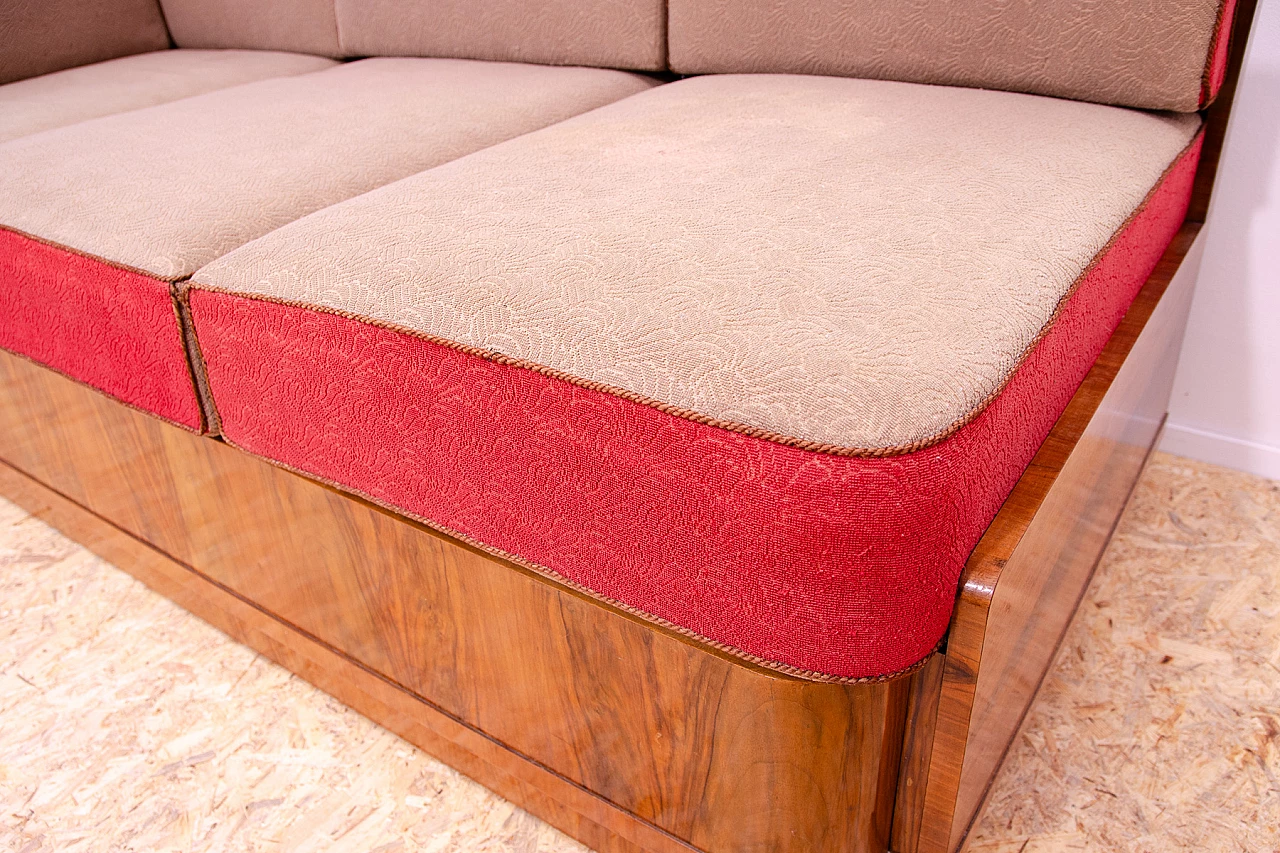Czechoslovakian Art Deco storage sofa, 1930s 11