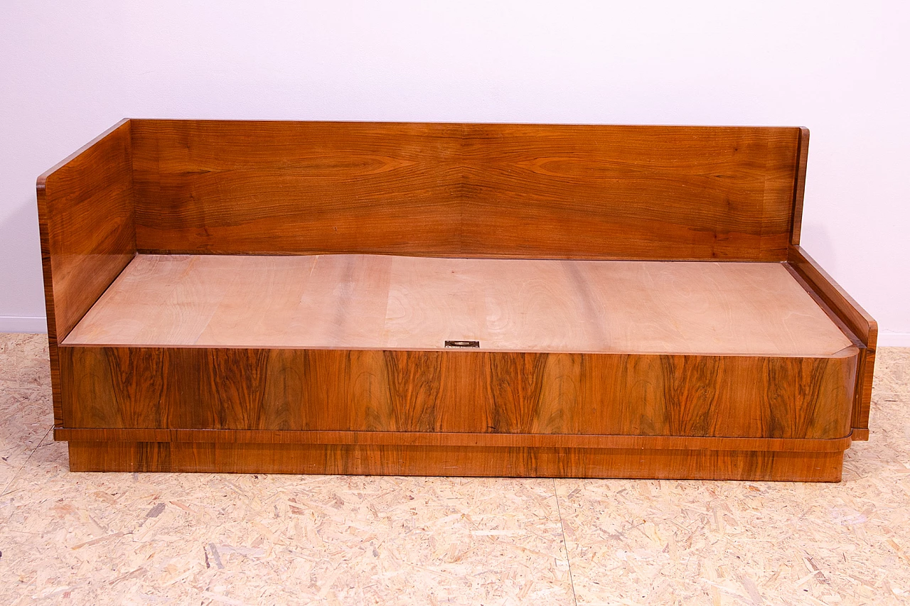 Czechoslovakian Art Deco storage sofa, 1930s 14