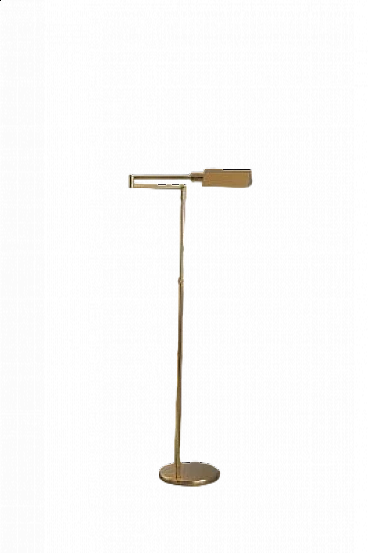 Brass adjustable floor lamp by Fratelli Martini, 1970s