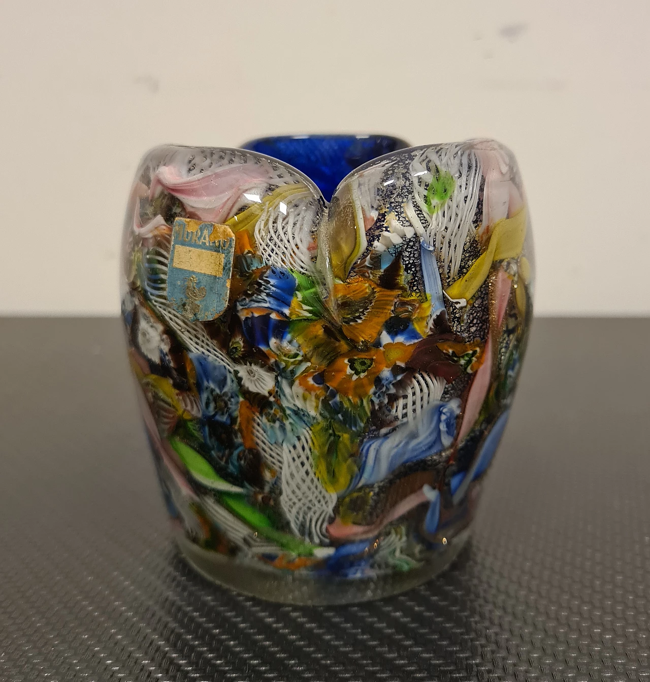 Multicolor Murano glass ashtray by A.VE.M., 1950s 1