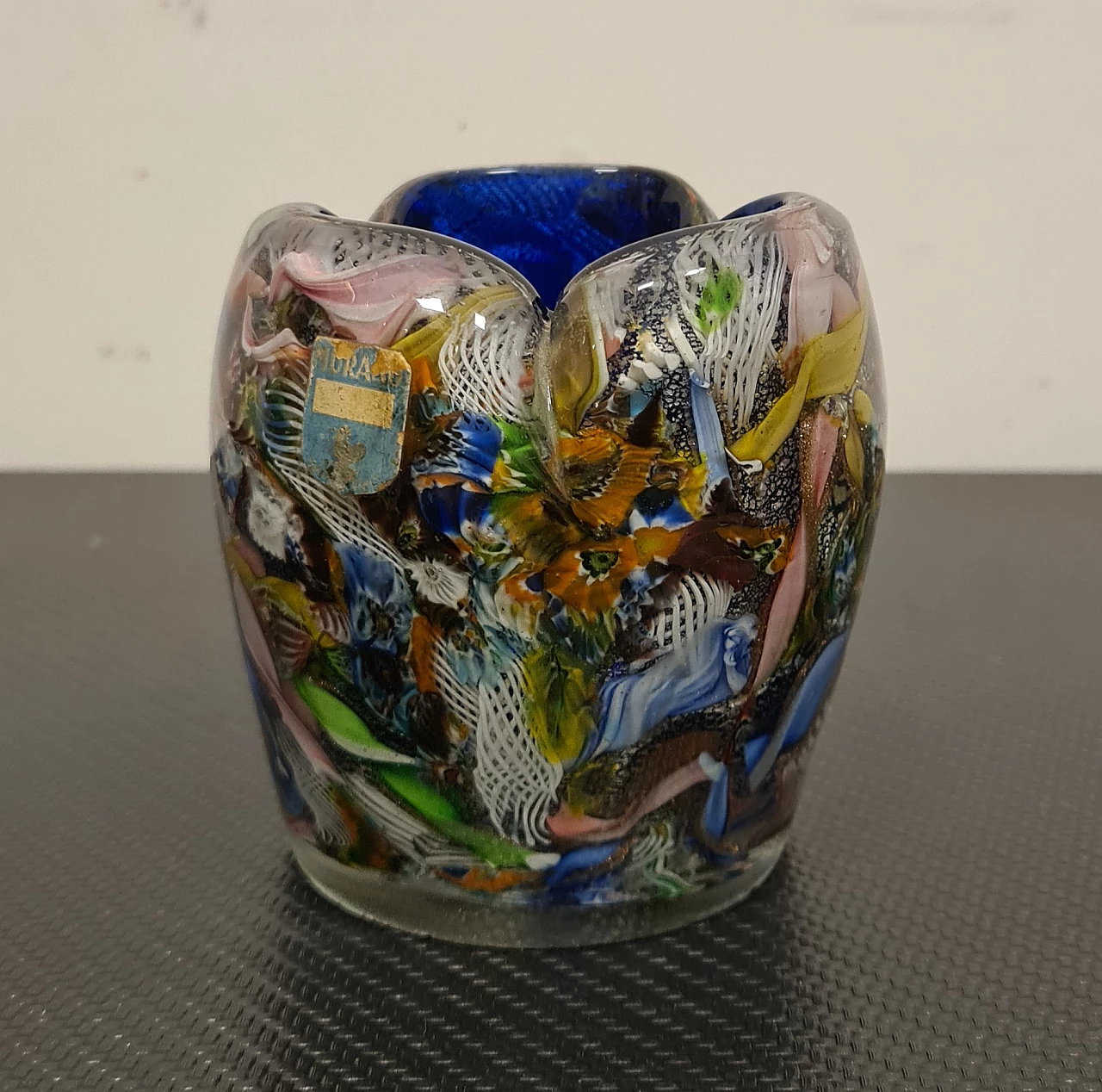 Multicolor Murano glass ashtray by A.VE.M., 1950s 2