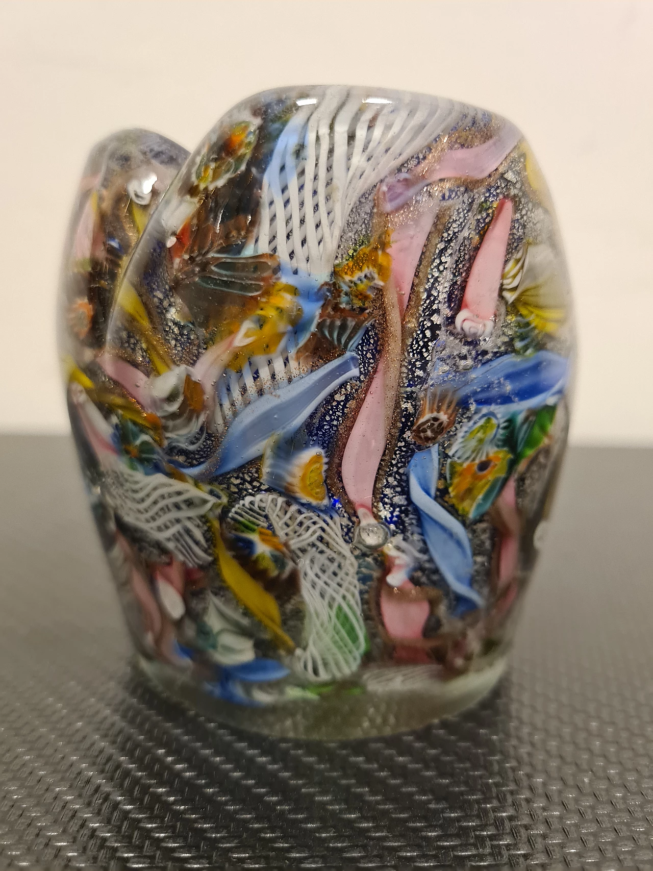 Multicolor Murano glass ashtray by A.VE.M., 1950s 5