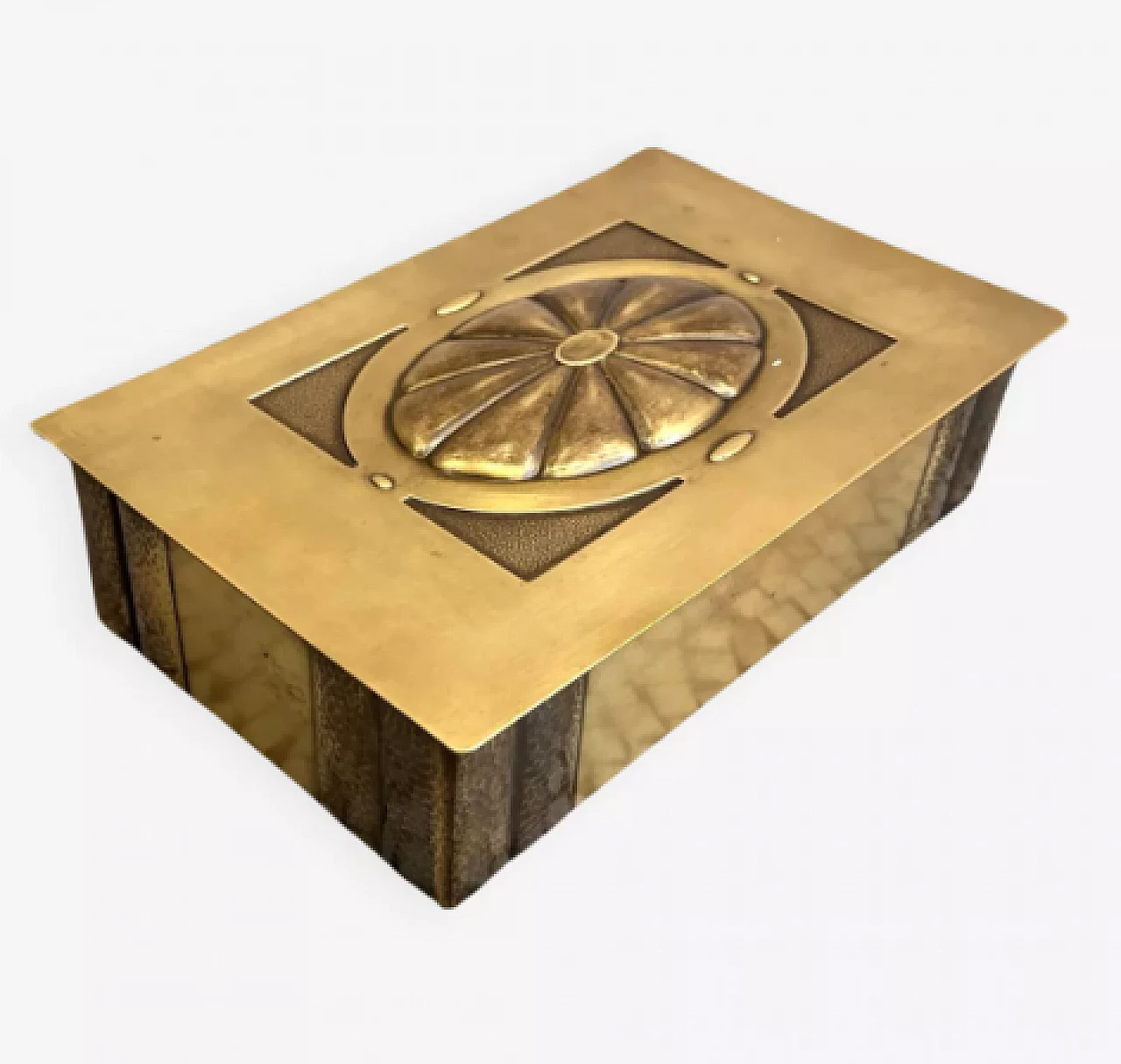 Art Deco brass cigar box by WMF, 1920s 1