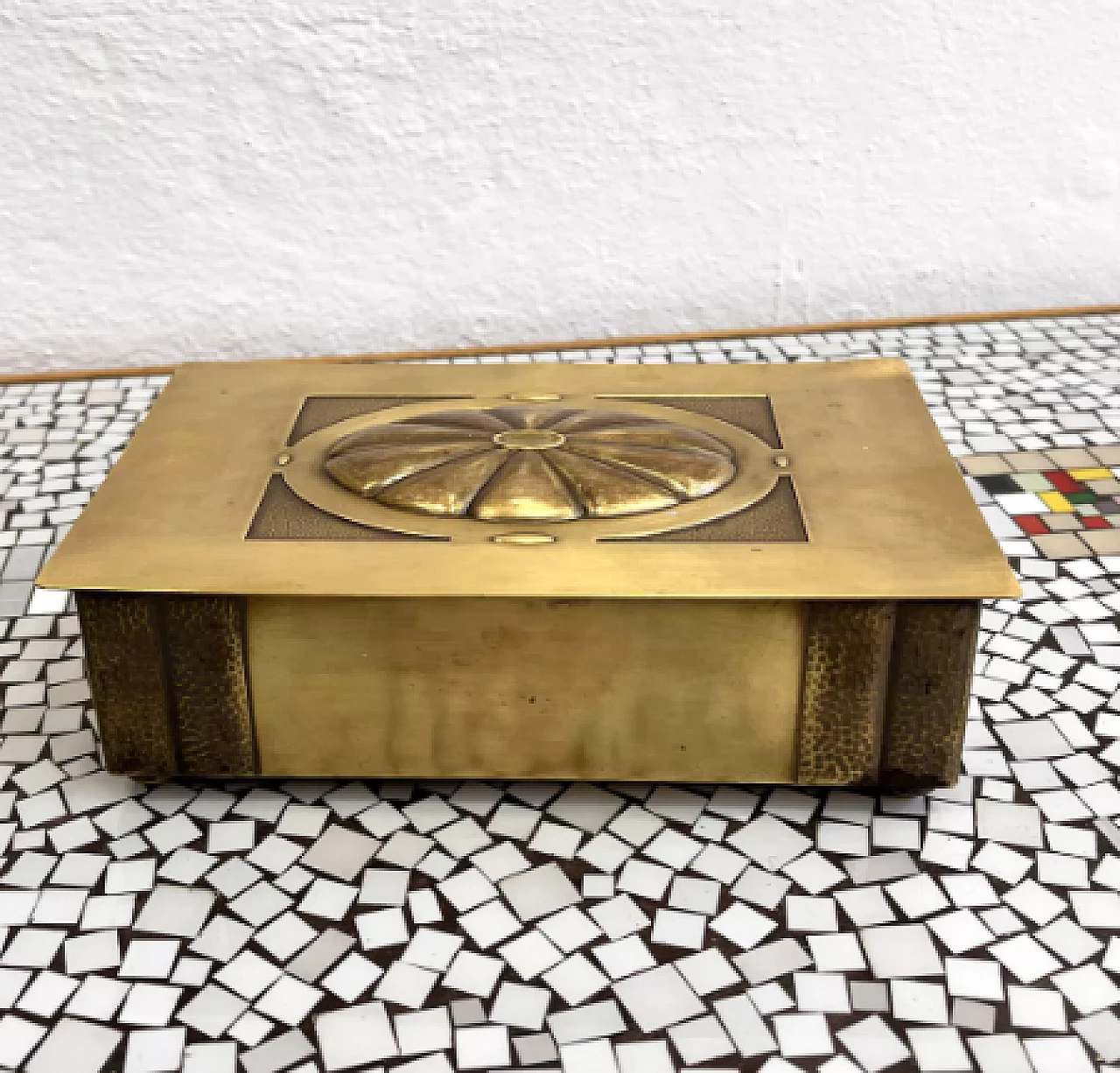 Art Deco brass cigar box by WMF, 1920s 3