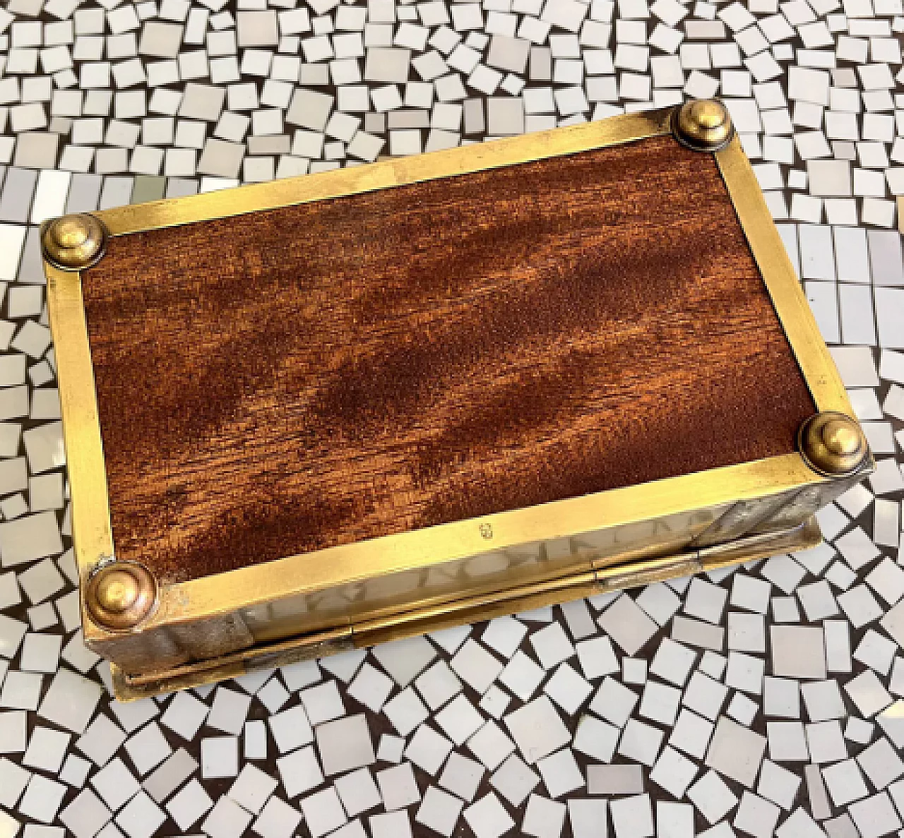 Art Deco brass cigar box by WMF, 1920s 10