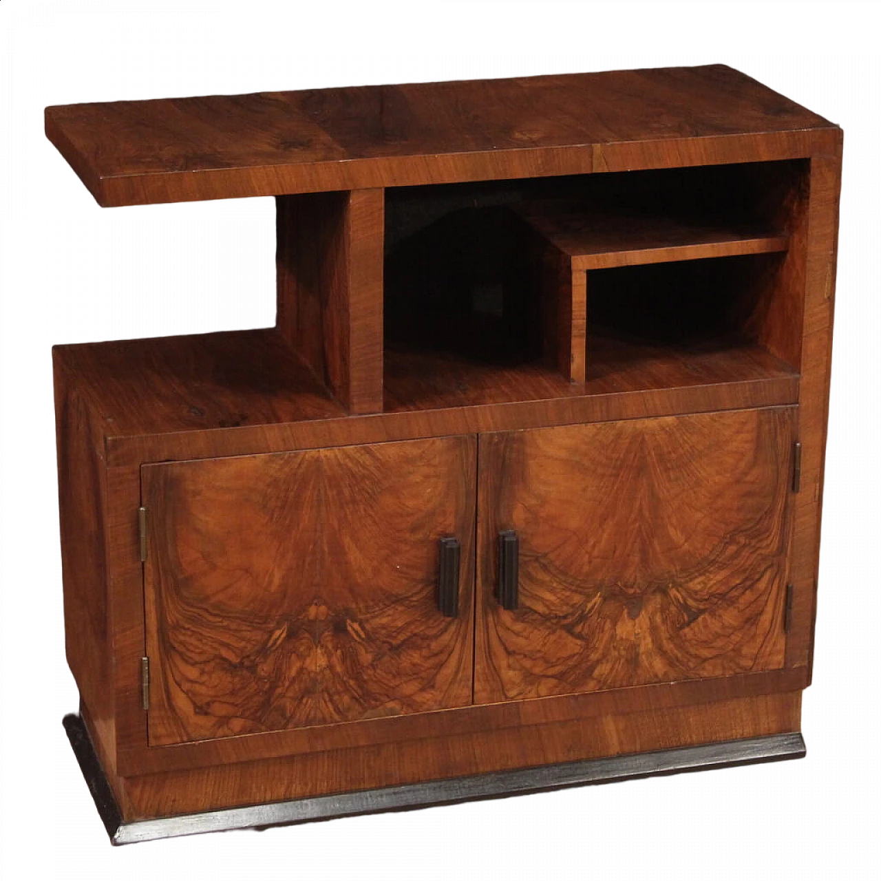 Sideboard in walnut and ebonized wood, 1930s 13