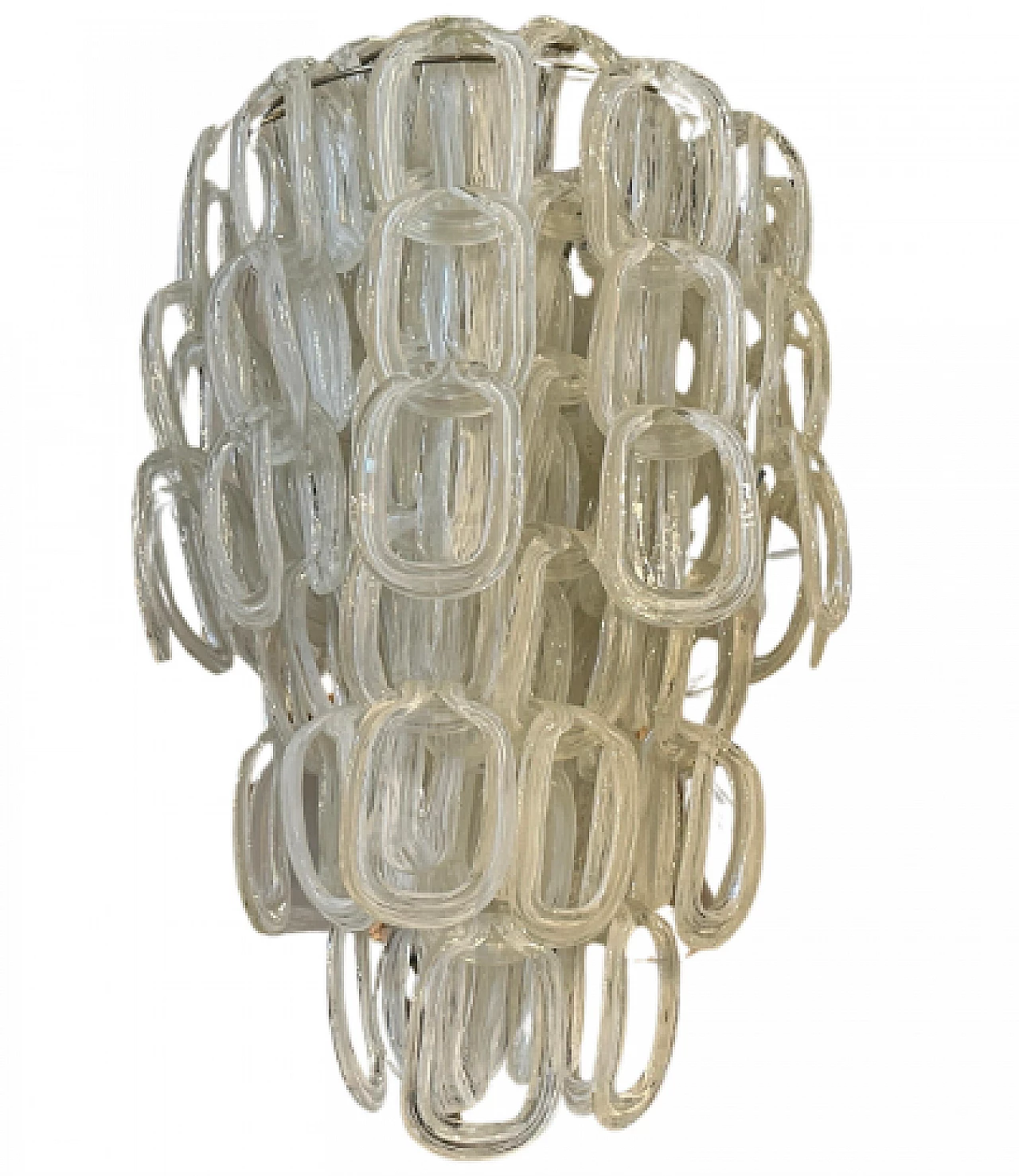 Giogali chandelier by Angelo Mangiarotti for Vistosi, 1970s 1