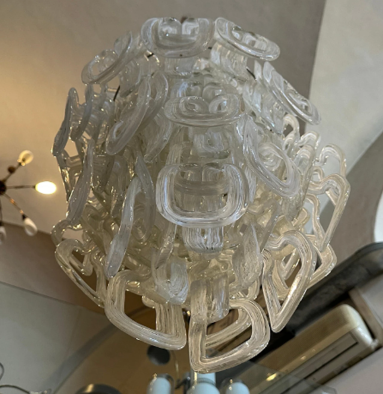 Giogali chandelier by Angelo Mangiarotti for Vistosi, 1970s 6