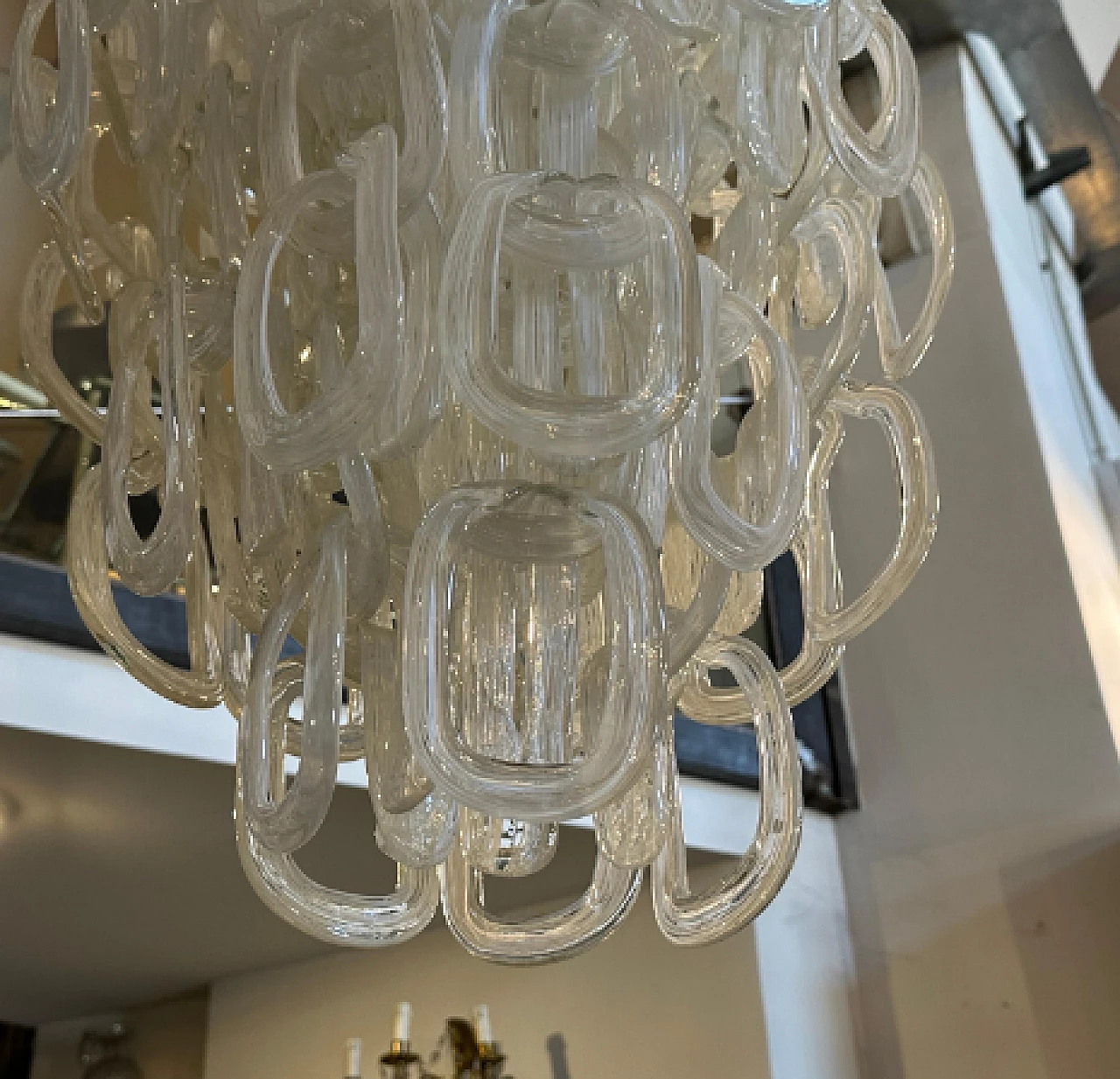 Giogali chandelier by Angelo Mangiarotti for Vistosi, 1970s 8