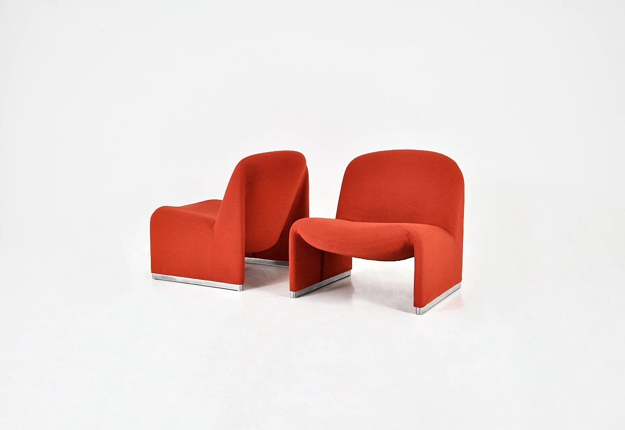 Pair of Alky armchairs by G. Piretti for Anonima Castelli, 1970s 1