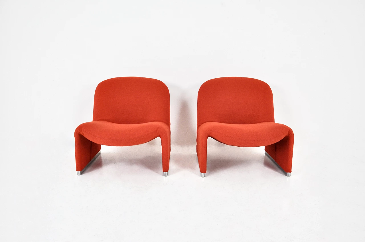 Pair of Alky armchairs by G. Piretti for Anonima Castelli, 1970s 3