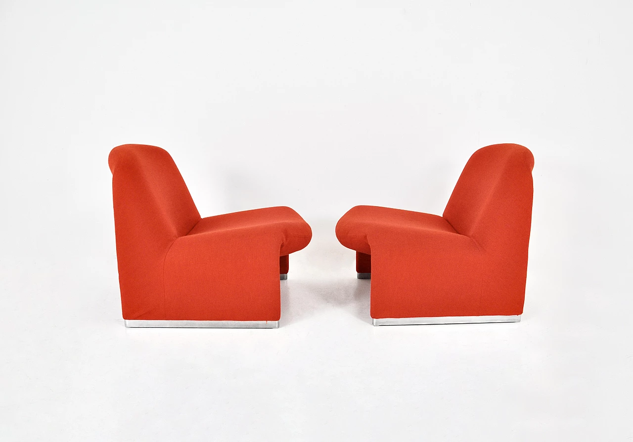 Pair of Alky armchairs by G. Piretti for Anonima Castelli, 1970s 5