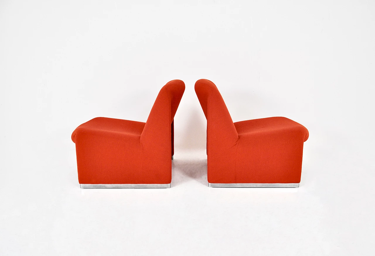Pair of Alky armchairs by G. Piretti for Anonima Castelli, 1970s 7