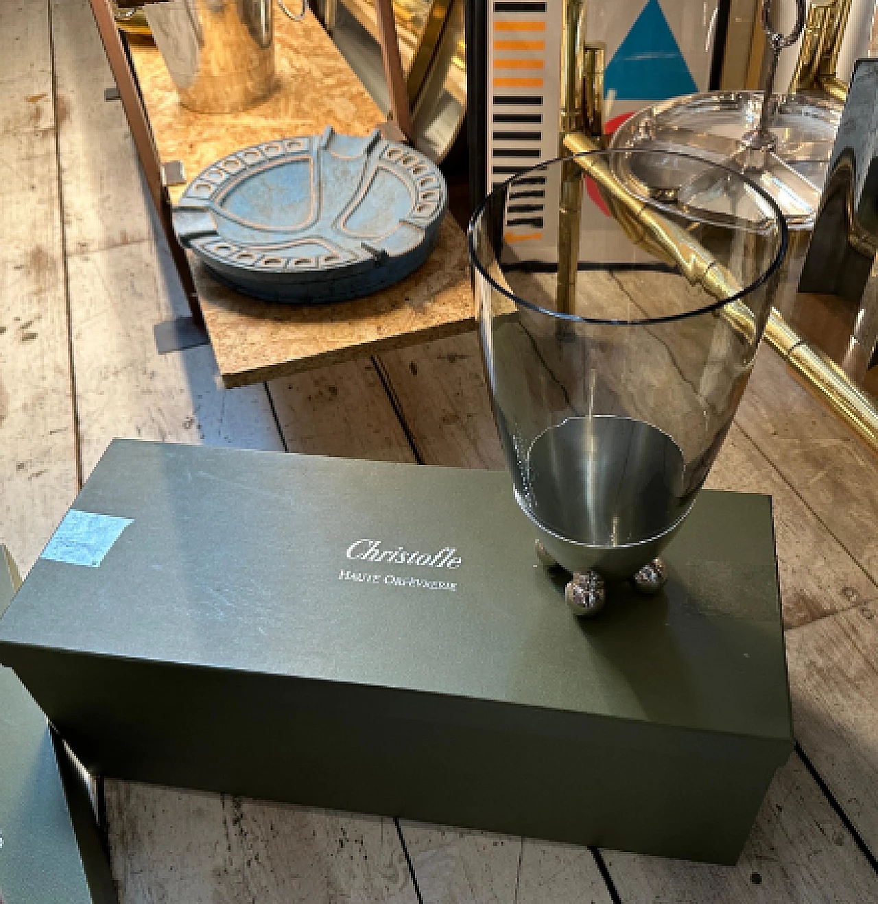 Atomes vase by Richard Hutten for Christofle, 1990s 5