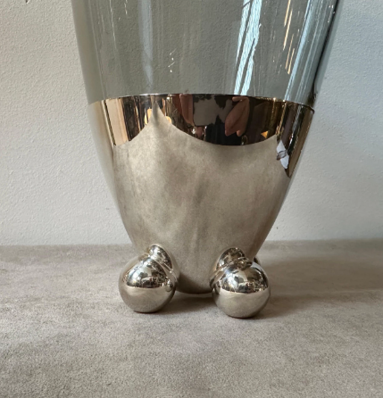 Atomes vase by Richard Hutten for Christofle, 1990s 7