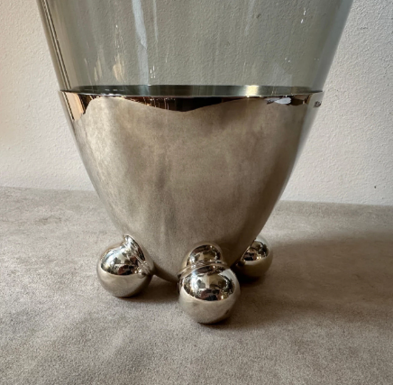 Atomes vase by Richard Hutten for Christofle, 1990s 9