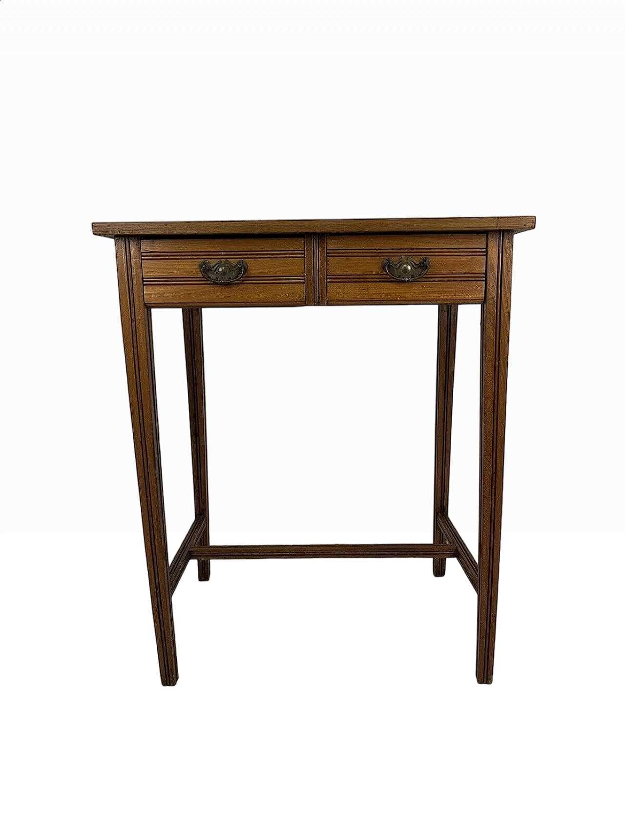 Inlaid wood console with drawers, 1940s 14
