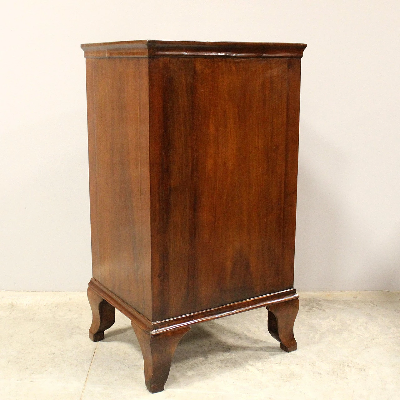 Directoire solid walnut bedside table, late 18th century 5