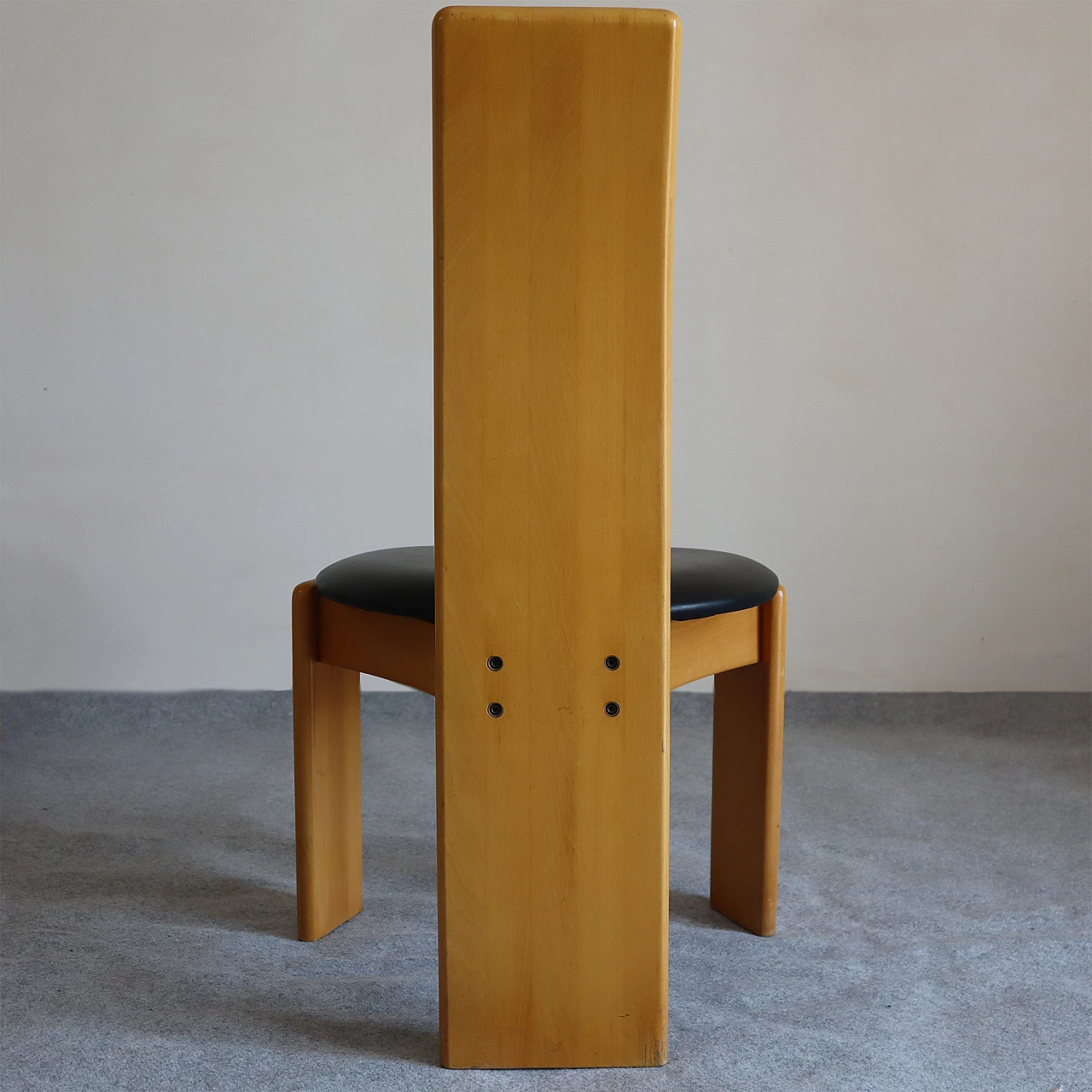 Table and 6 chairs by Afra and Tobia Scarpa, 1980s 10