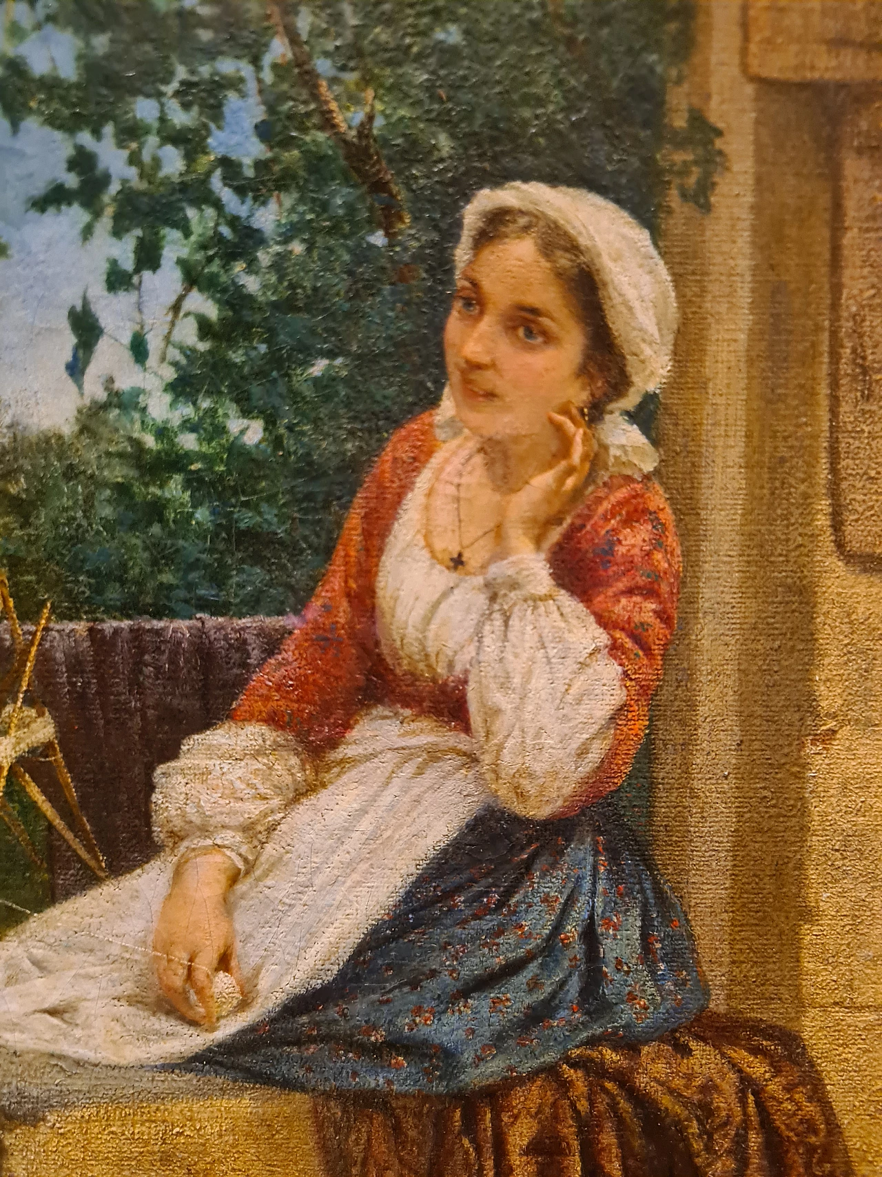 Pietro Bouvier, quadro ad olio su tela, 1867 3