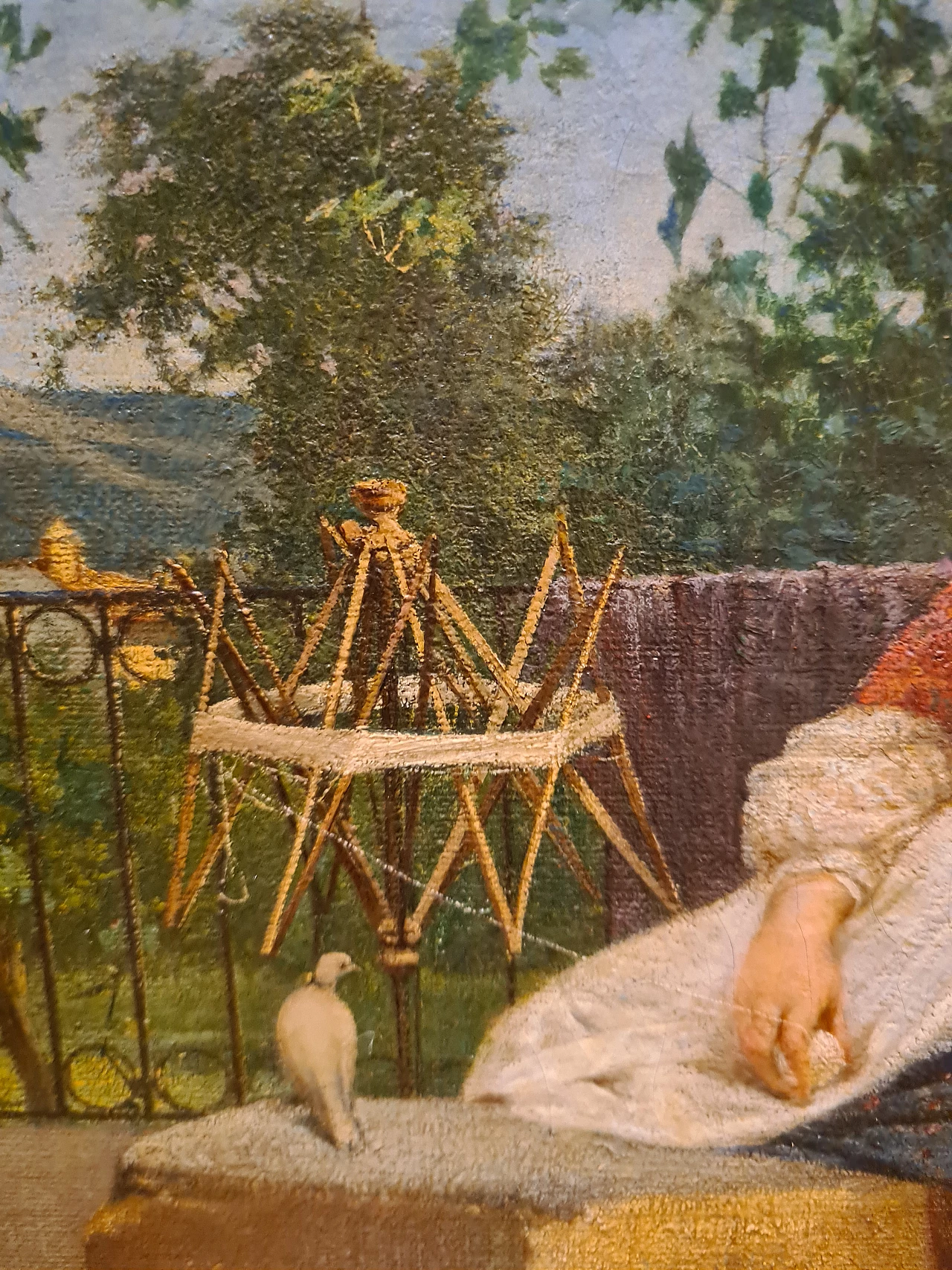 Pietro Bouvier, quadro ad olio su tela, 1867 4
