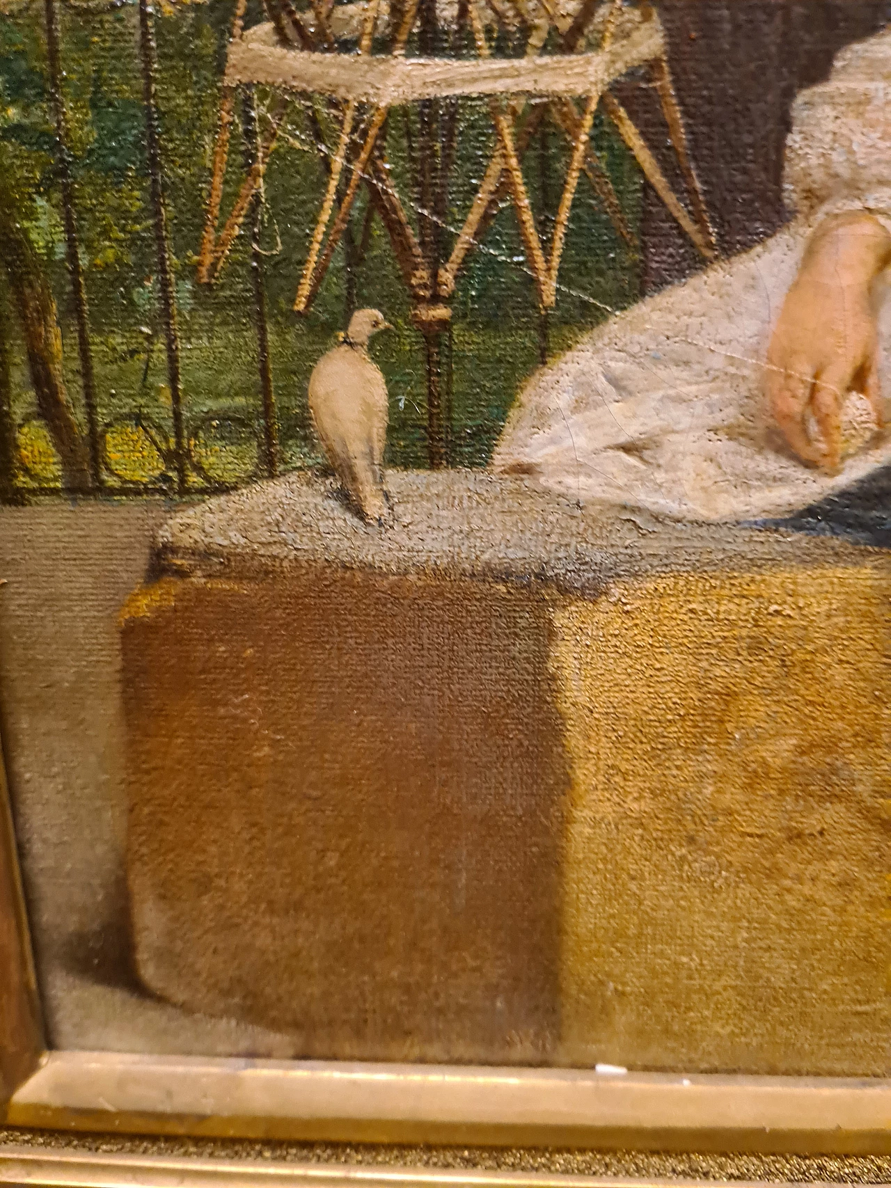 Pietro Bouvier, quadro ad olio su tela, 1867 6