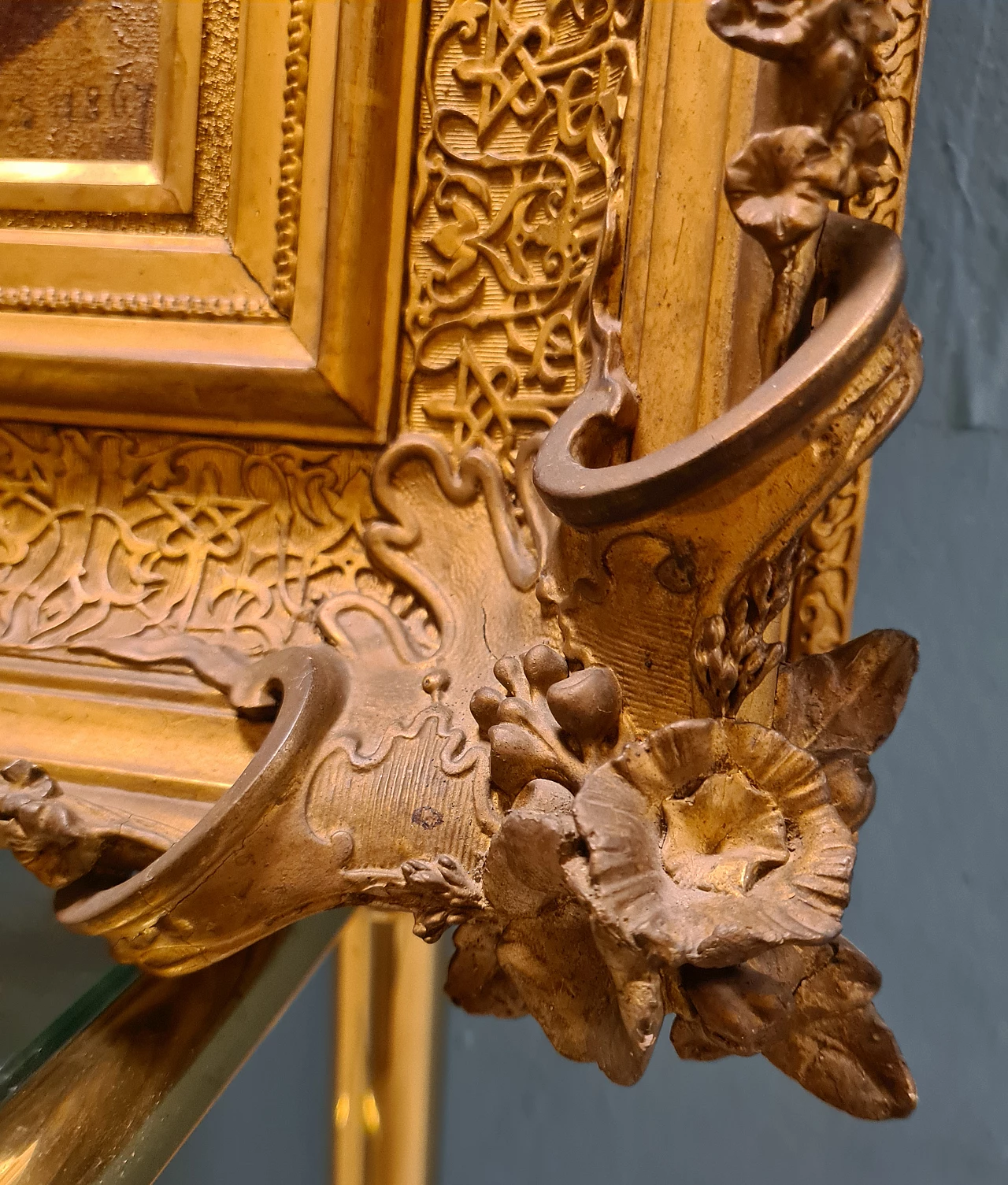 Pietro Bouvier, quadro ad olio su tela, 1867 8