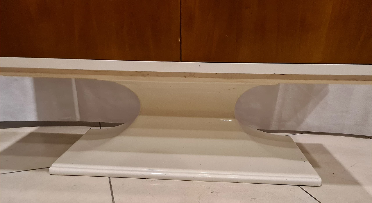 Credenza in legno e plastica di Luigi Sormani, anni '60 4