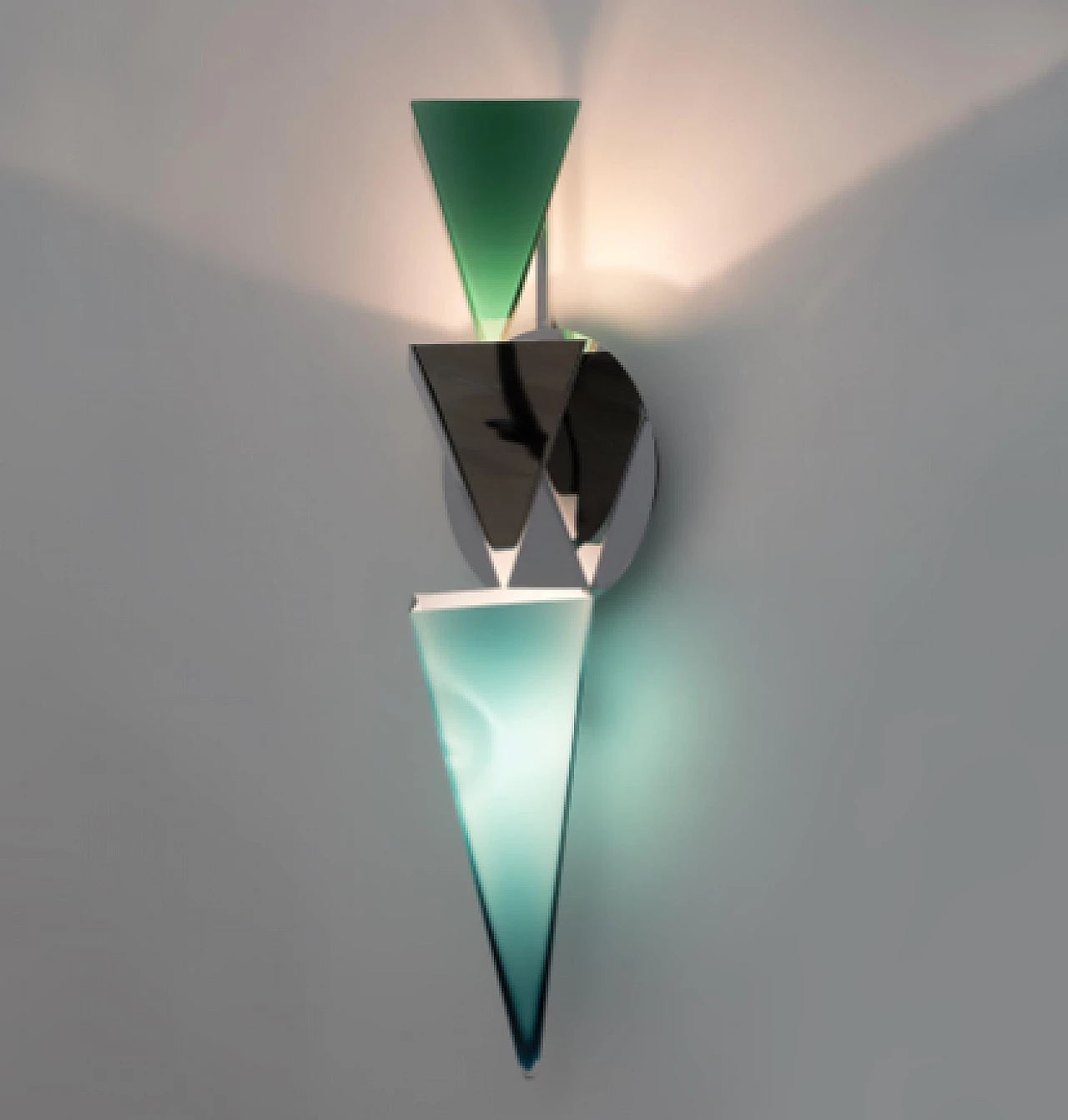 Pair of Wassily wall lights by Tihani and Mancini for Foscarini, 1985 9