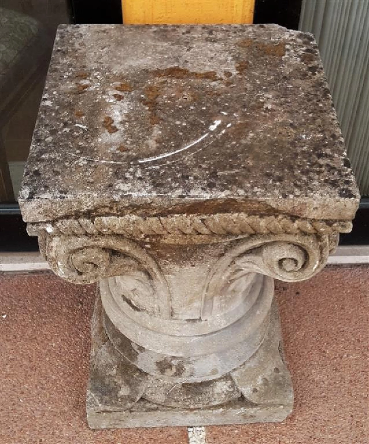 Square stone capital, early 19th century 5