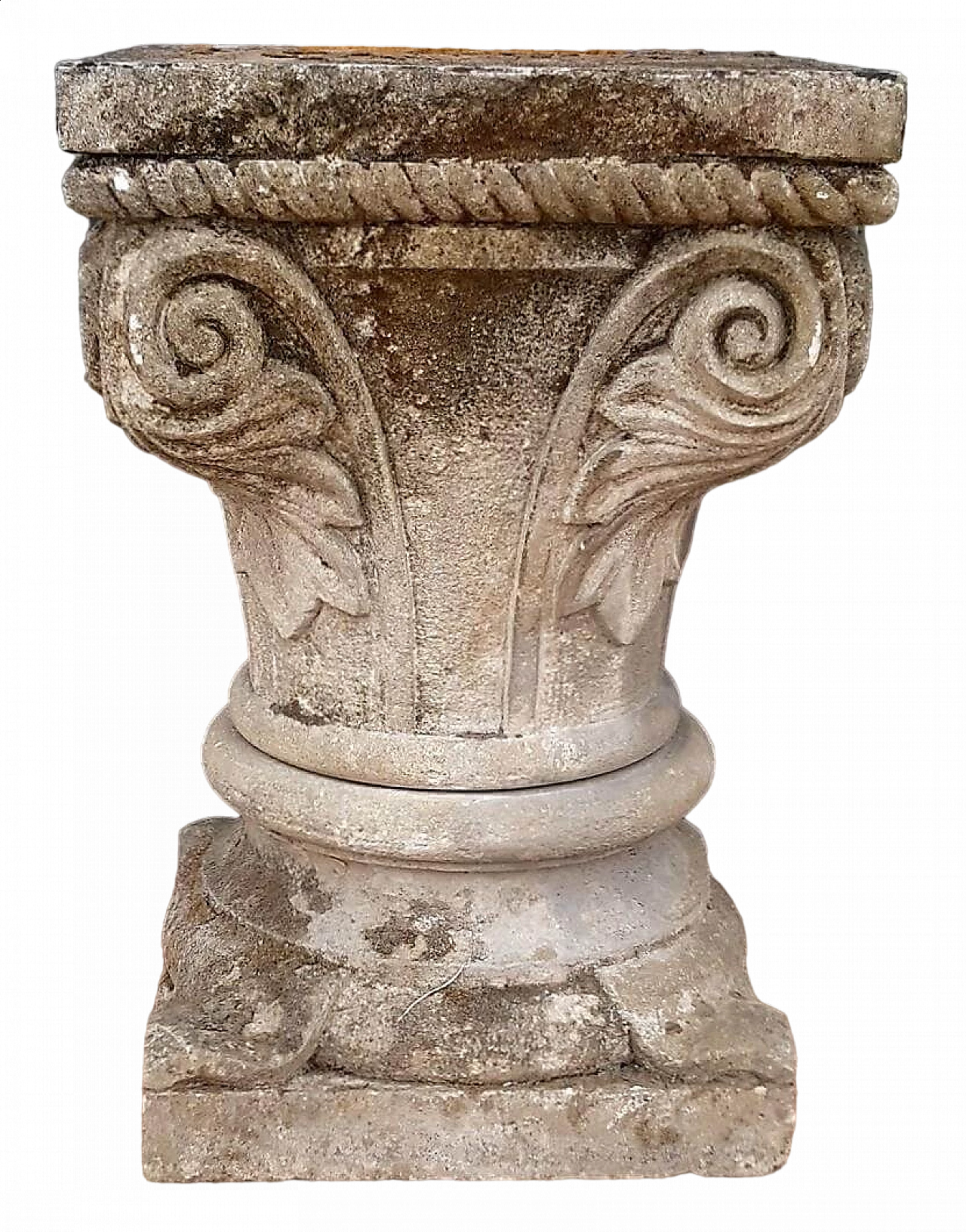Square stone capital, early 19th century 6