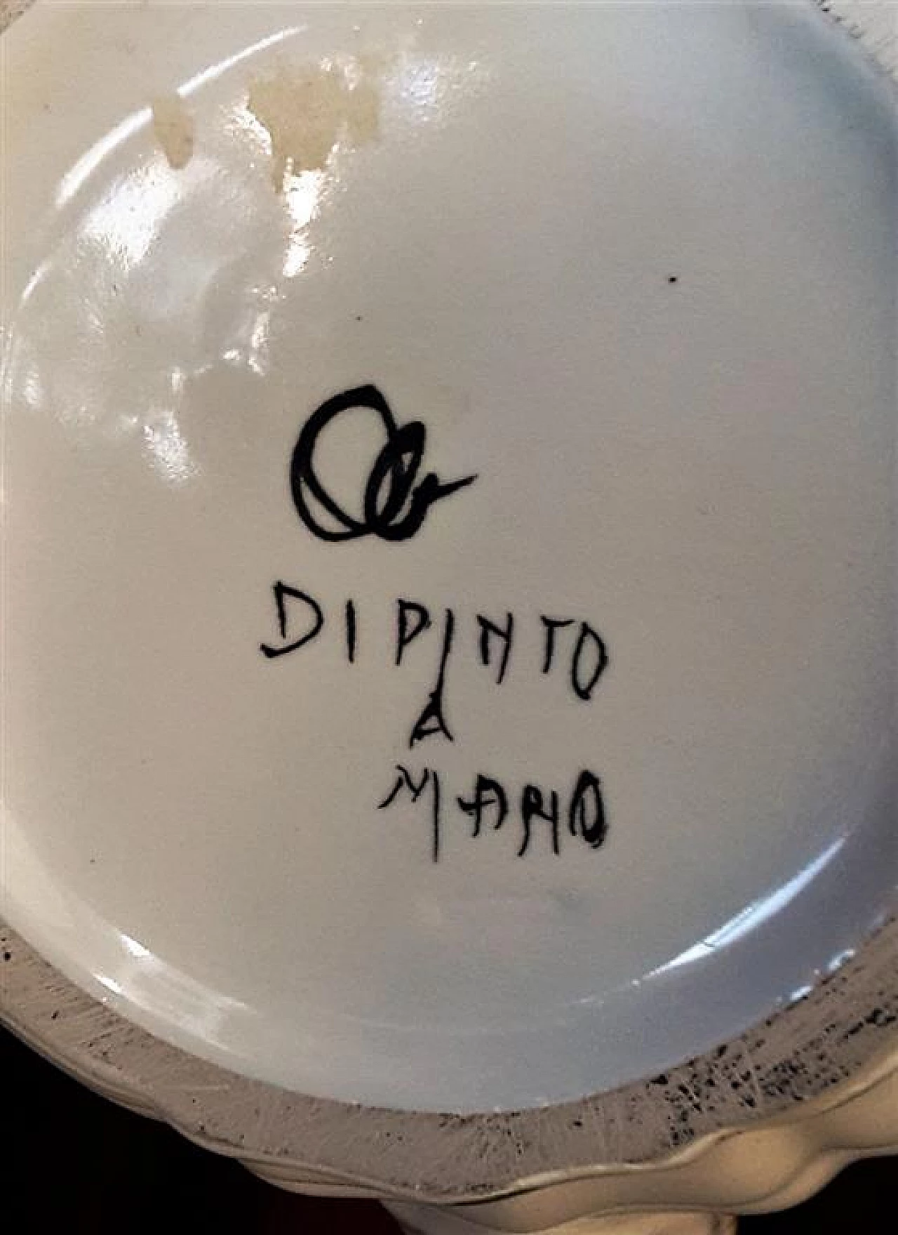 Caffettiera in ceramica di Bassano dipinta a mano 6