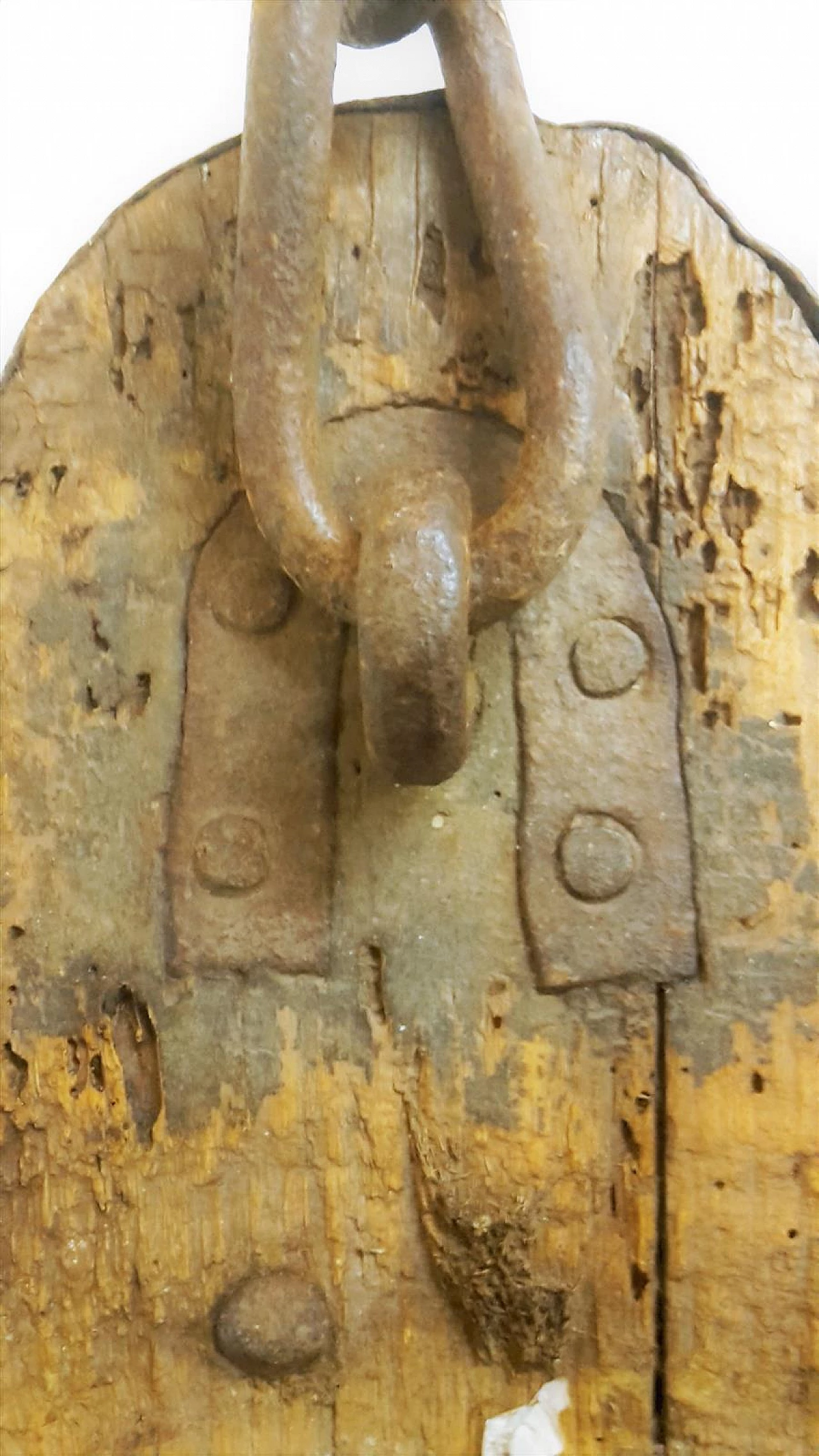 Carrucola per traino in legno, inizio '900 3