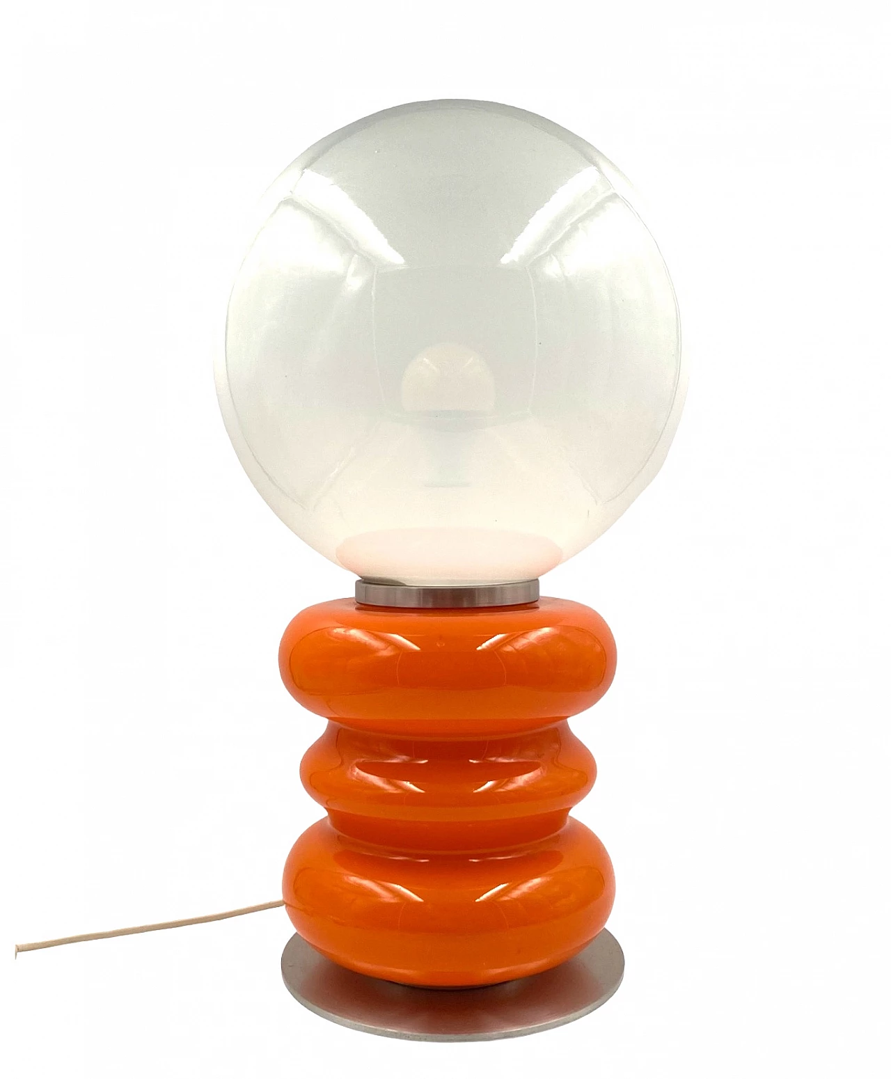 Glass table lamp by Carlo Nason for AV Mazzega, 1970s 9