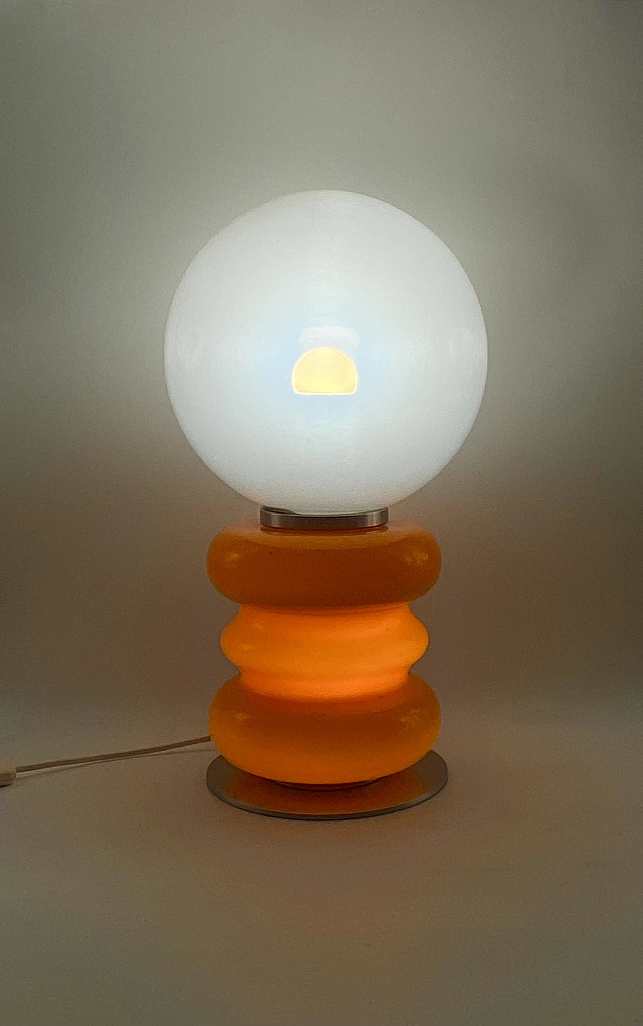 Glass table lamp by Carlo Nason for AV Mazzega, 1970s 11