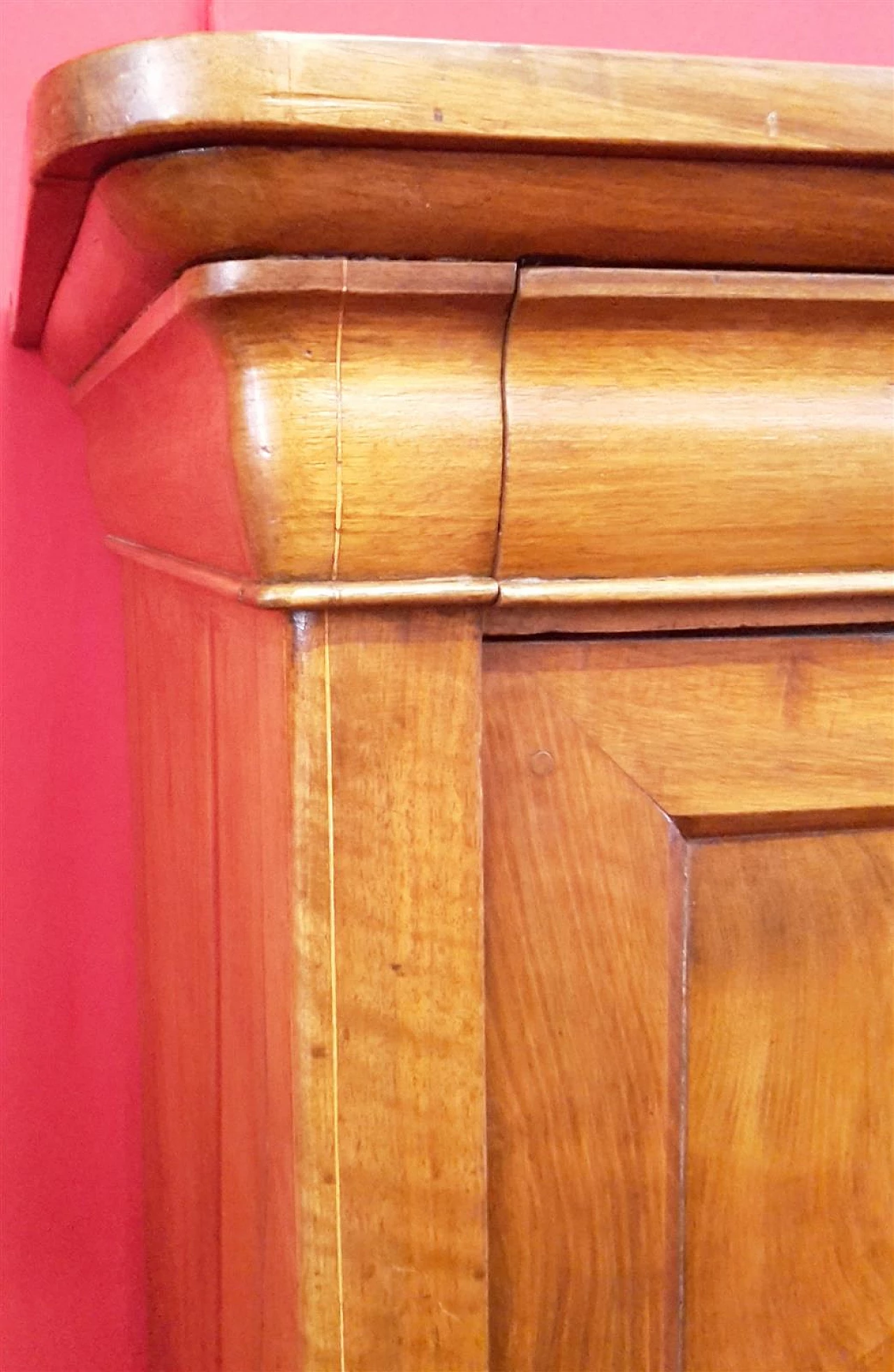 Credenza in noce a quattro ante, metà '800 2