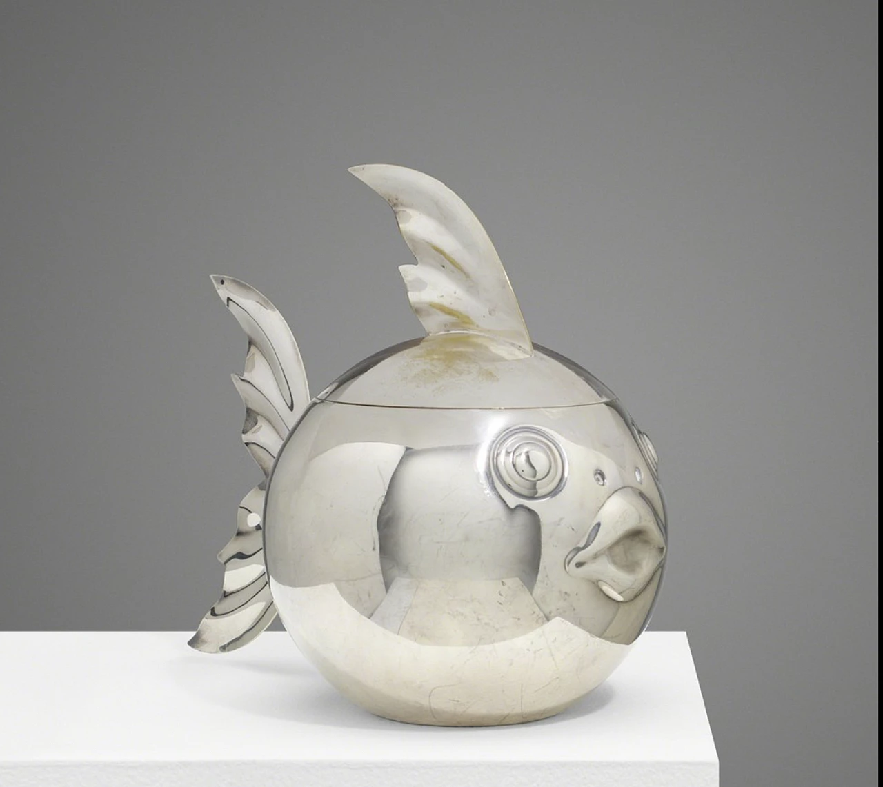 Secchiello per ghiaccio argentato di Teghini Firenze, anni '70 2